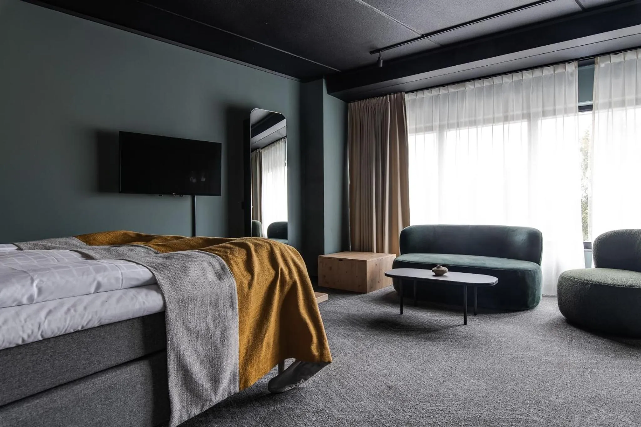 Bed in Hotell Lappland