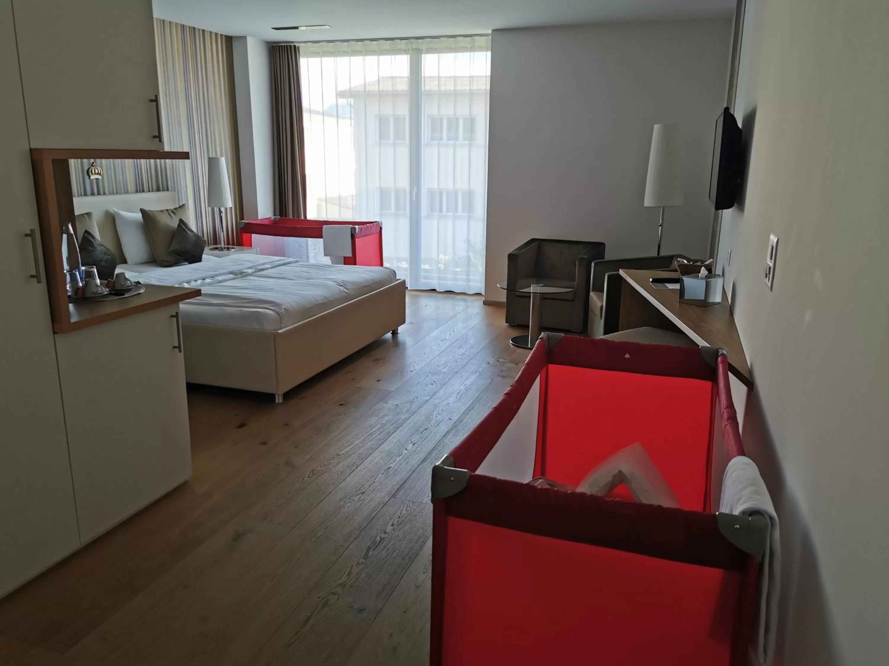 Balcony/Terrace, Bed in Hotel AVA