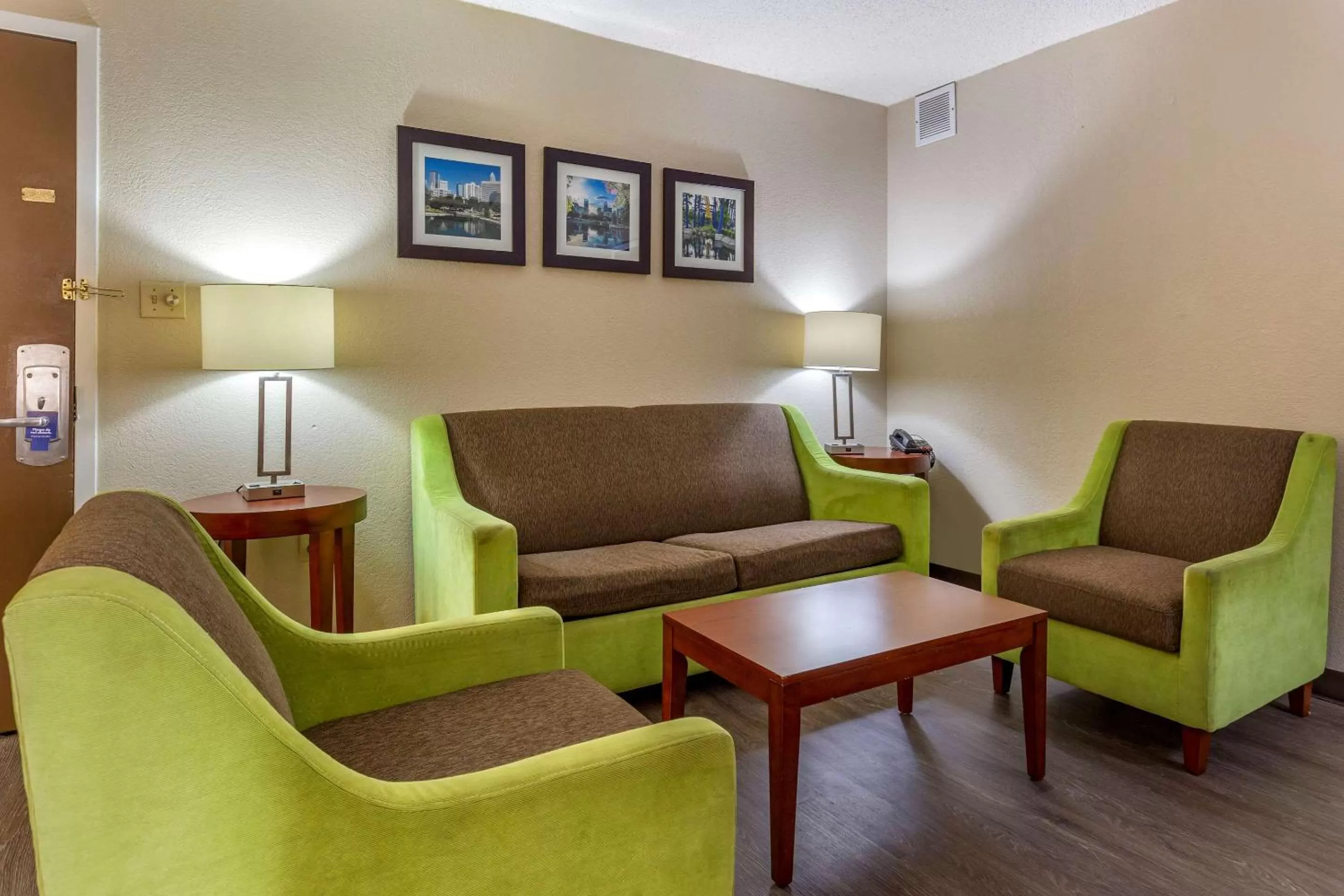 Photo of the whole room in Comfort Inn Fort Mill Amusement Park at Carowinds Blvd