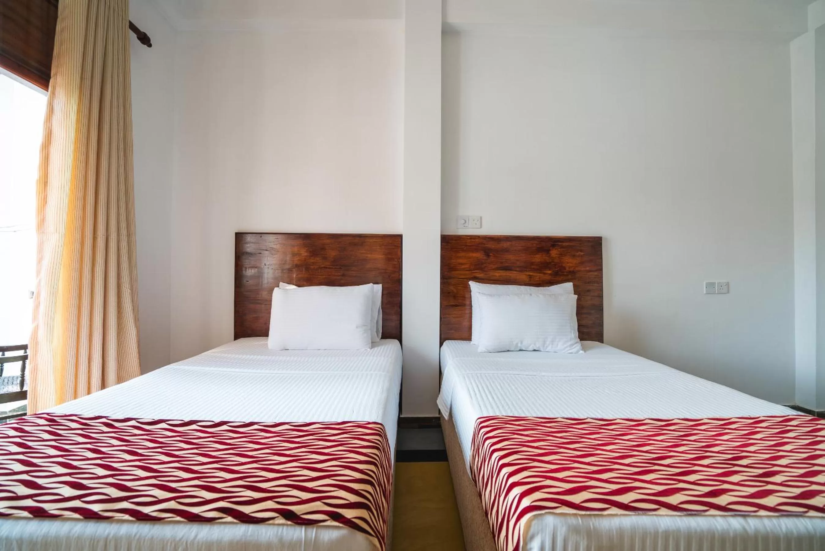 Bedroom, Bed in Ocean Bay Surf Resort Weligama