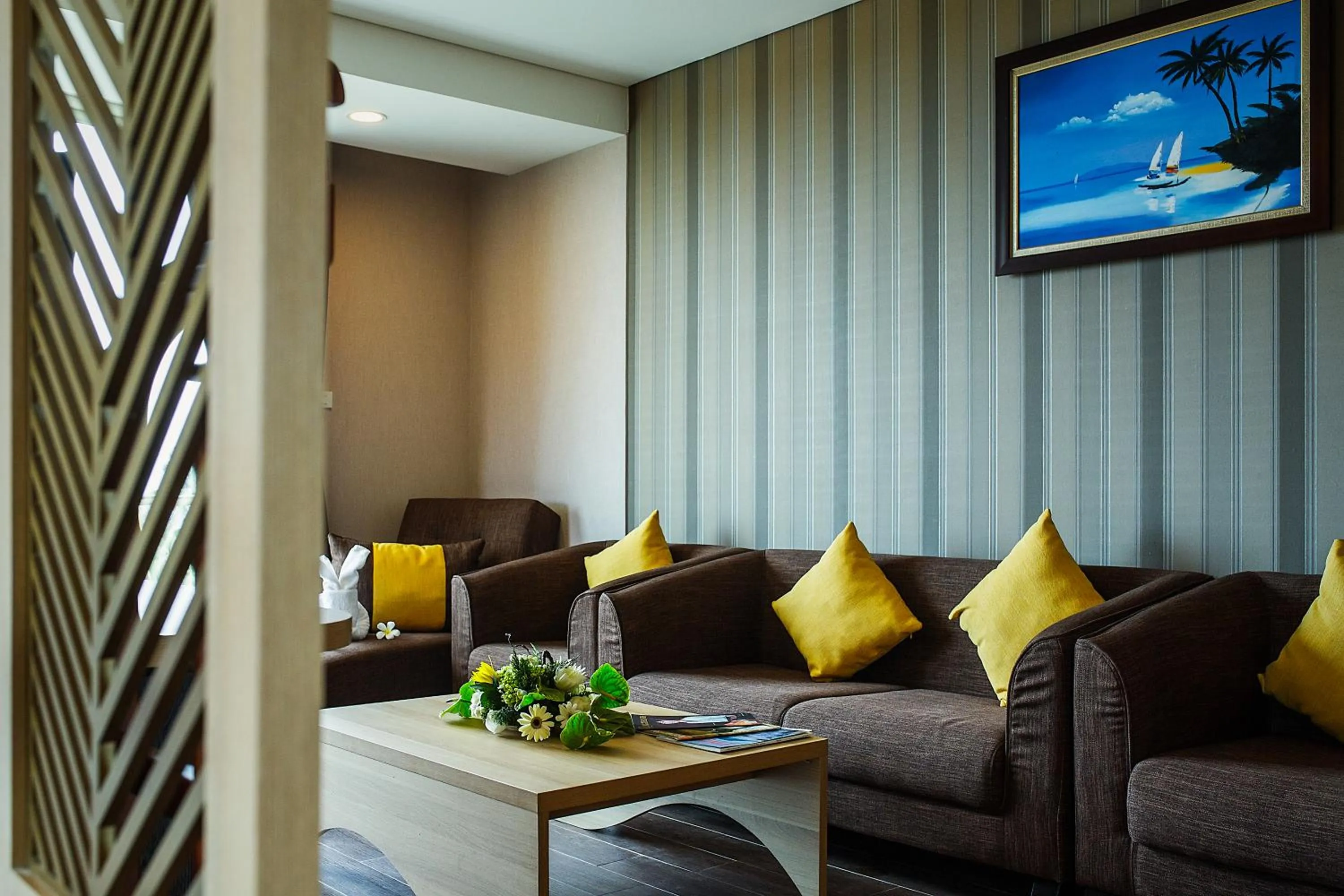 Seating area in Muong Thanh Holiday Muine Hotel