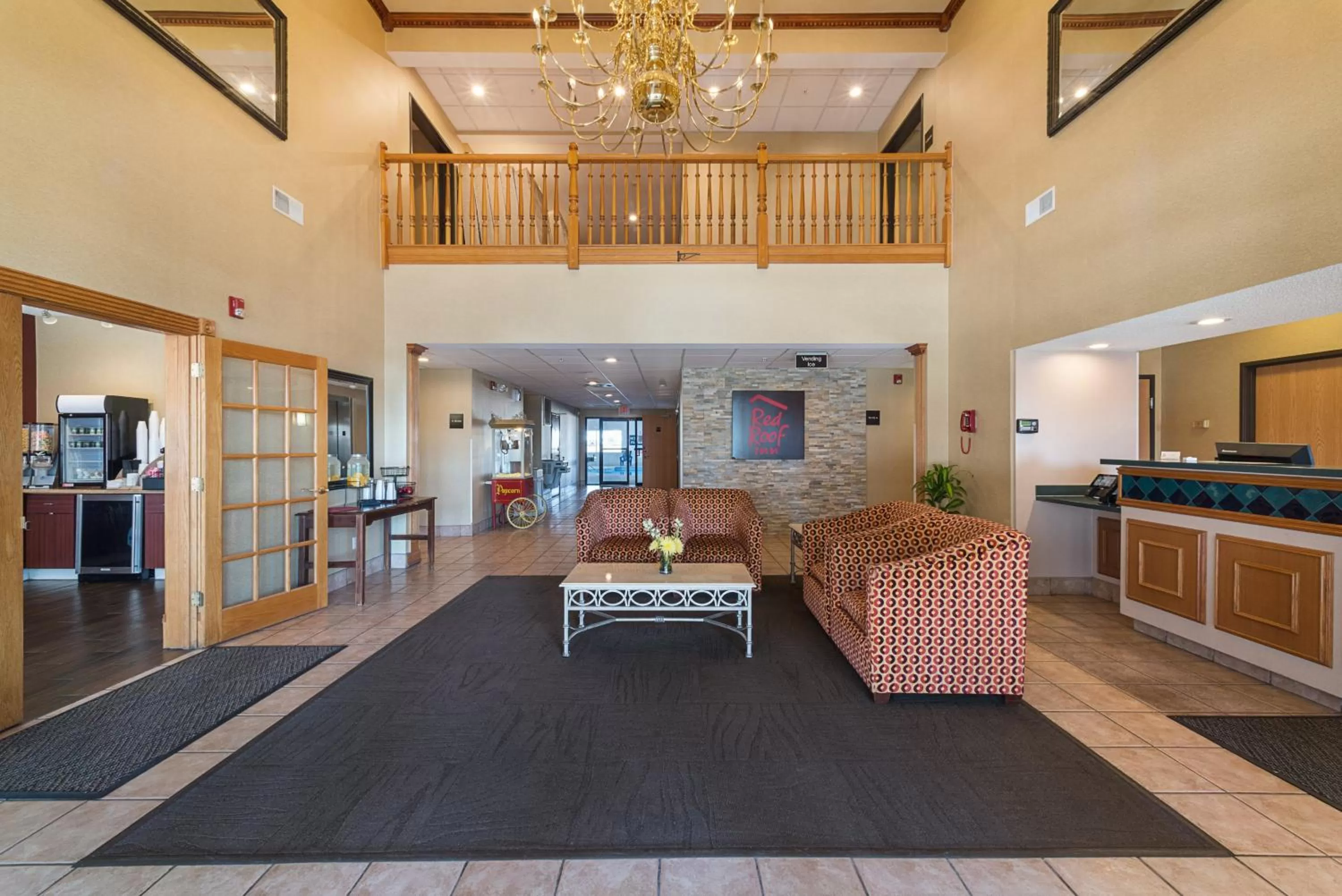 Lobby or reception in Red Roof Inn St Louis - Troy, IL