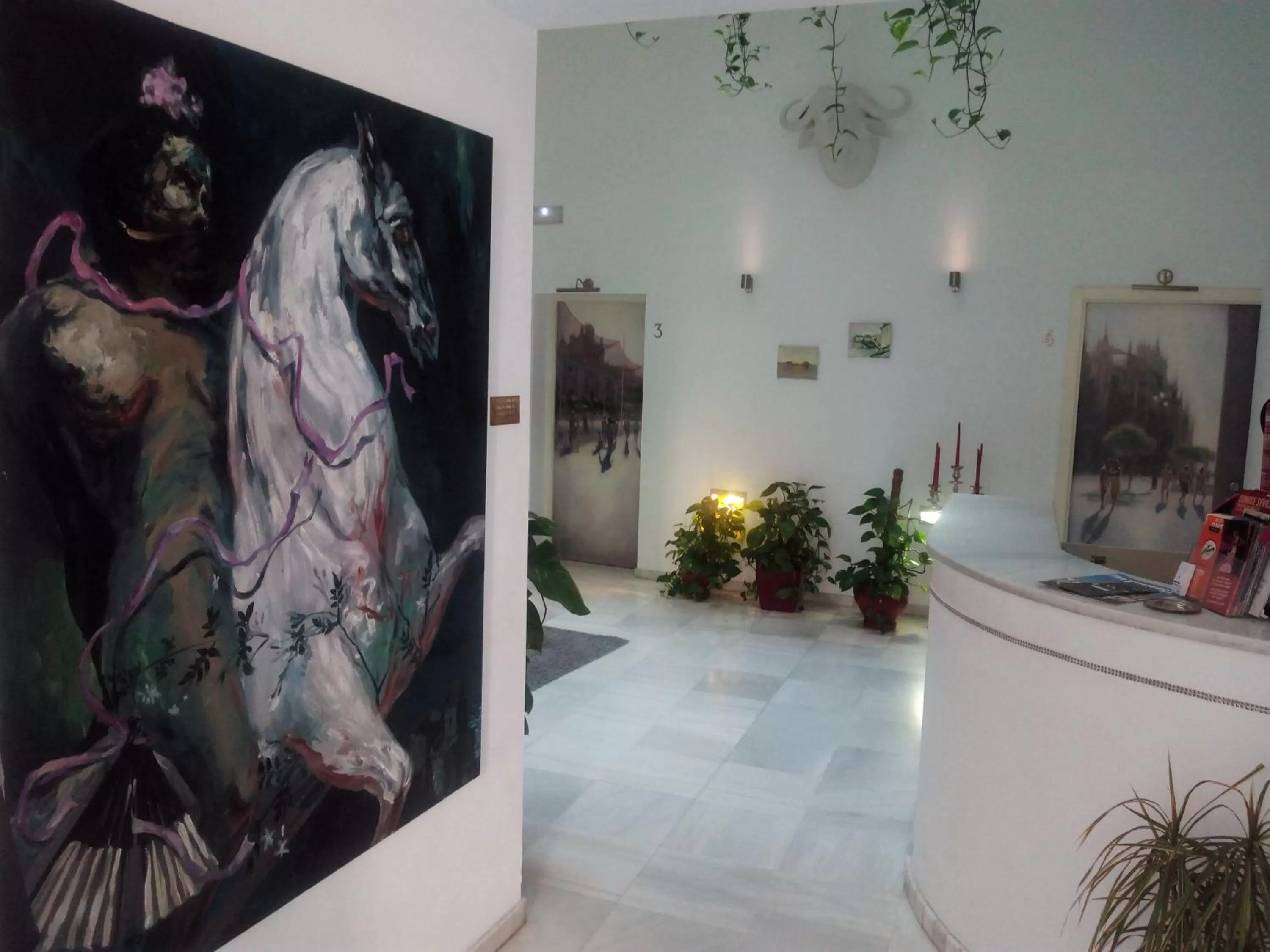 Lobby or reception in Hotel Palacio Alcázar