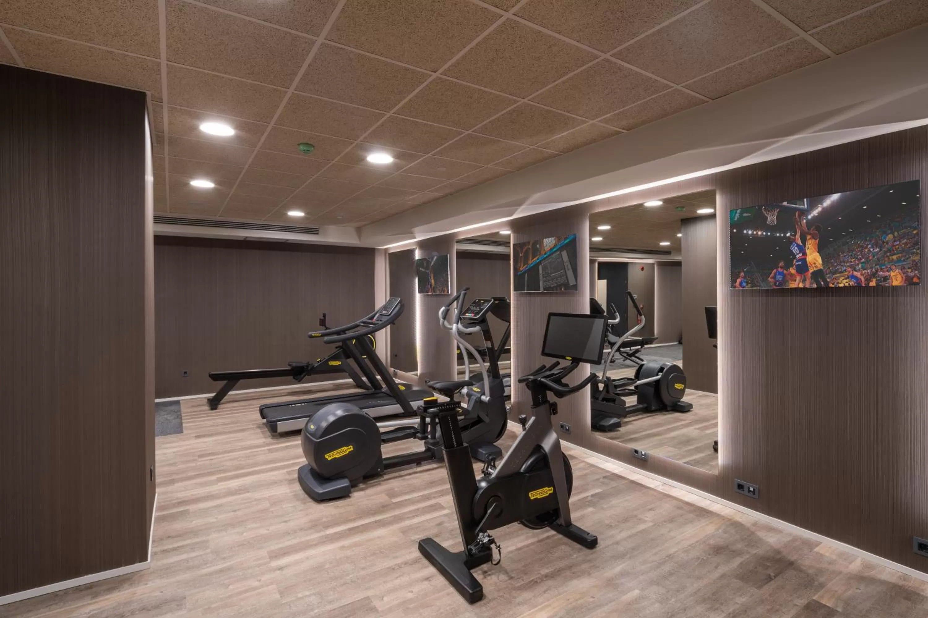 Fitness centre/facilities in Hotel LIVVO Lumm