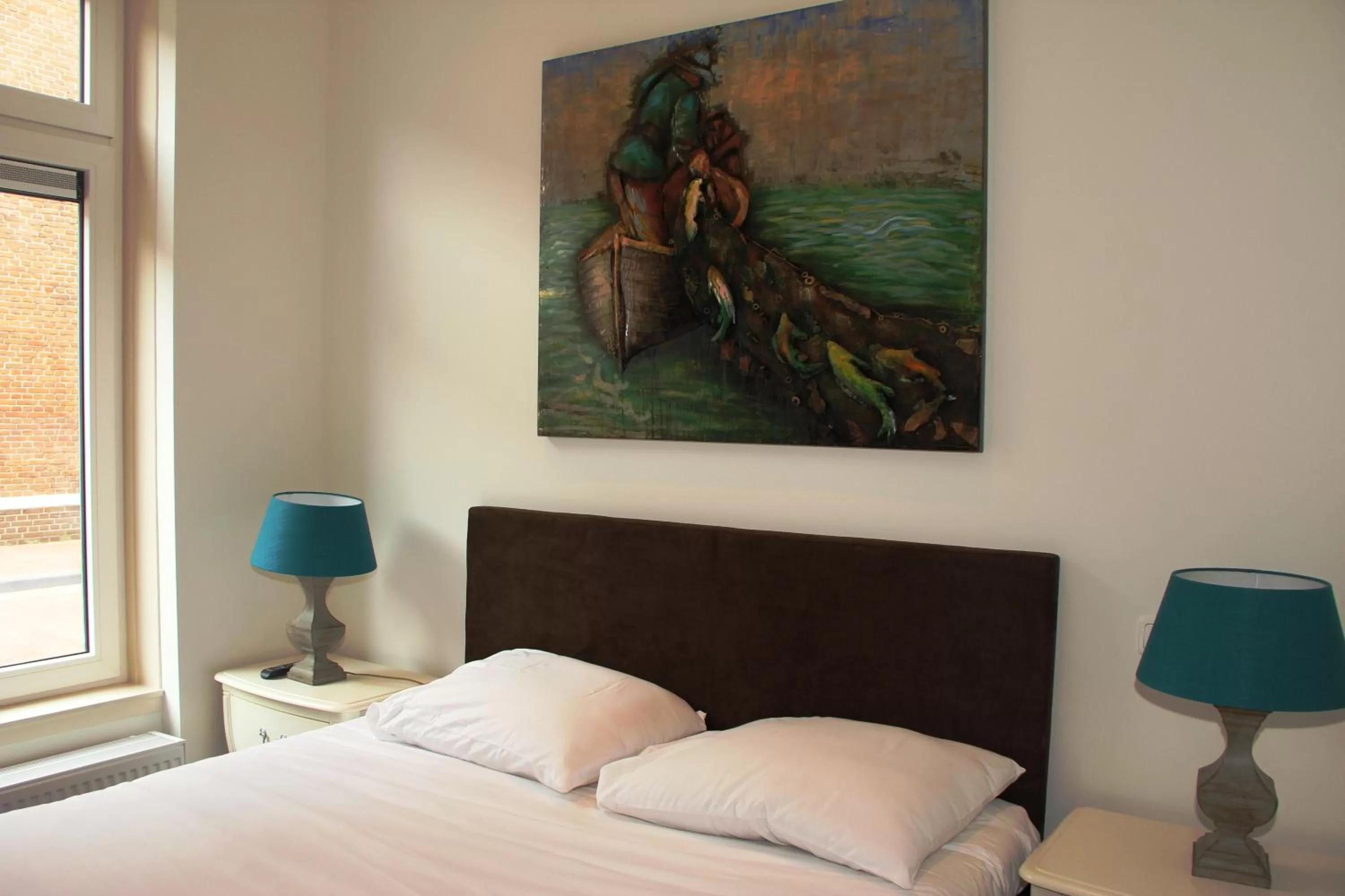 Decorative detail, Bed in Augusta Hotel