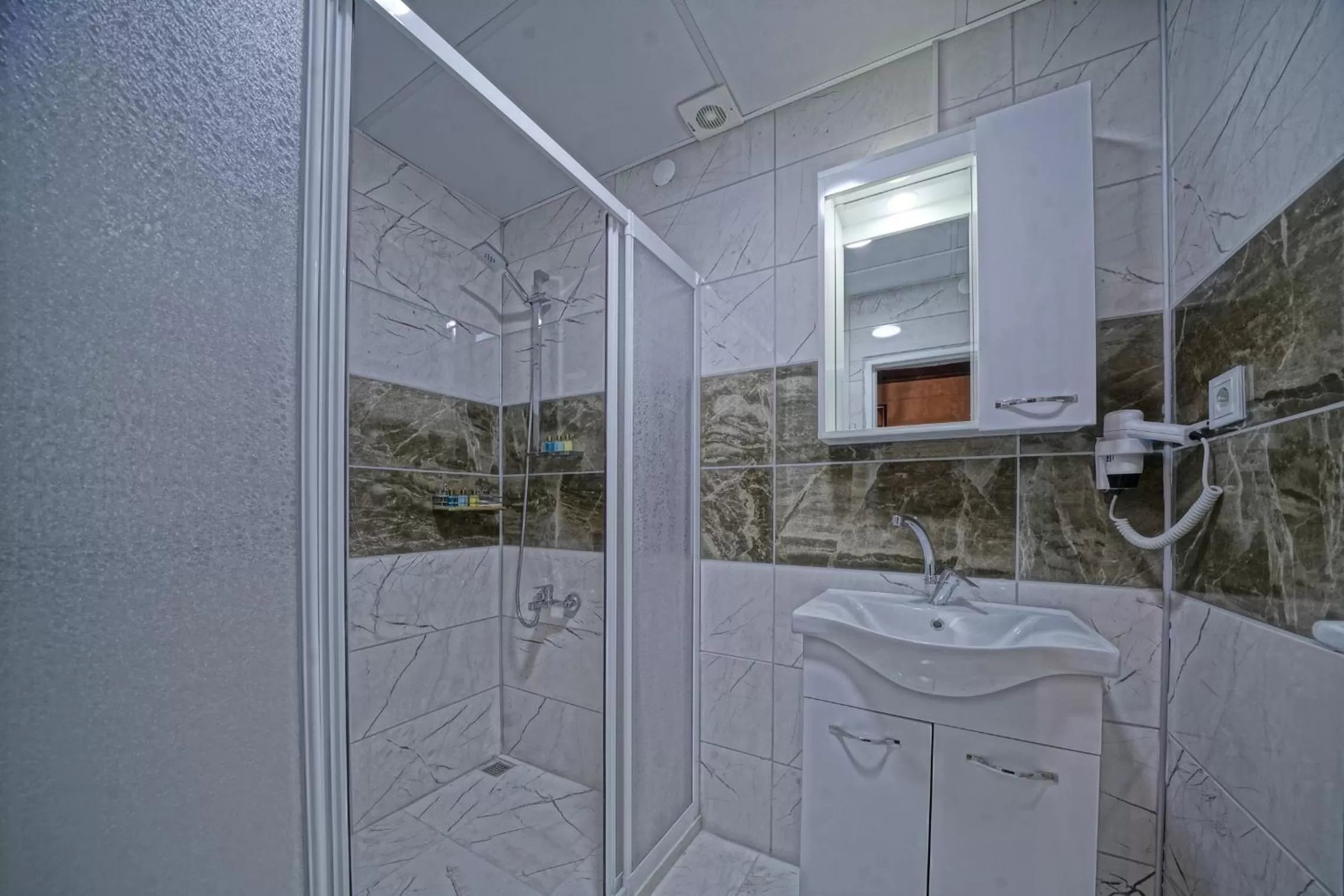 Shower in Epoch Stone House