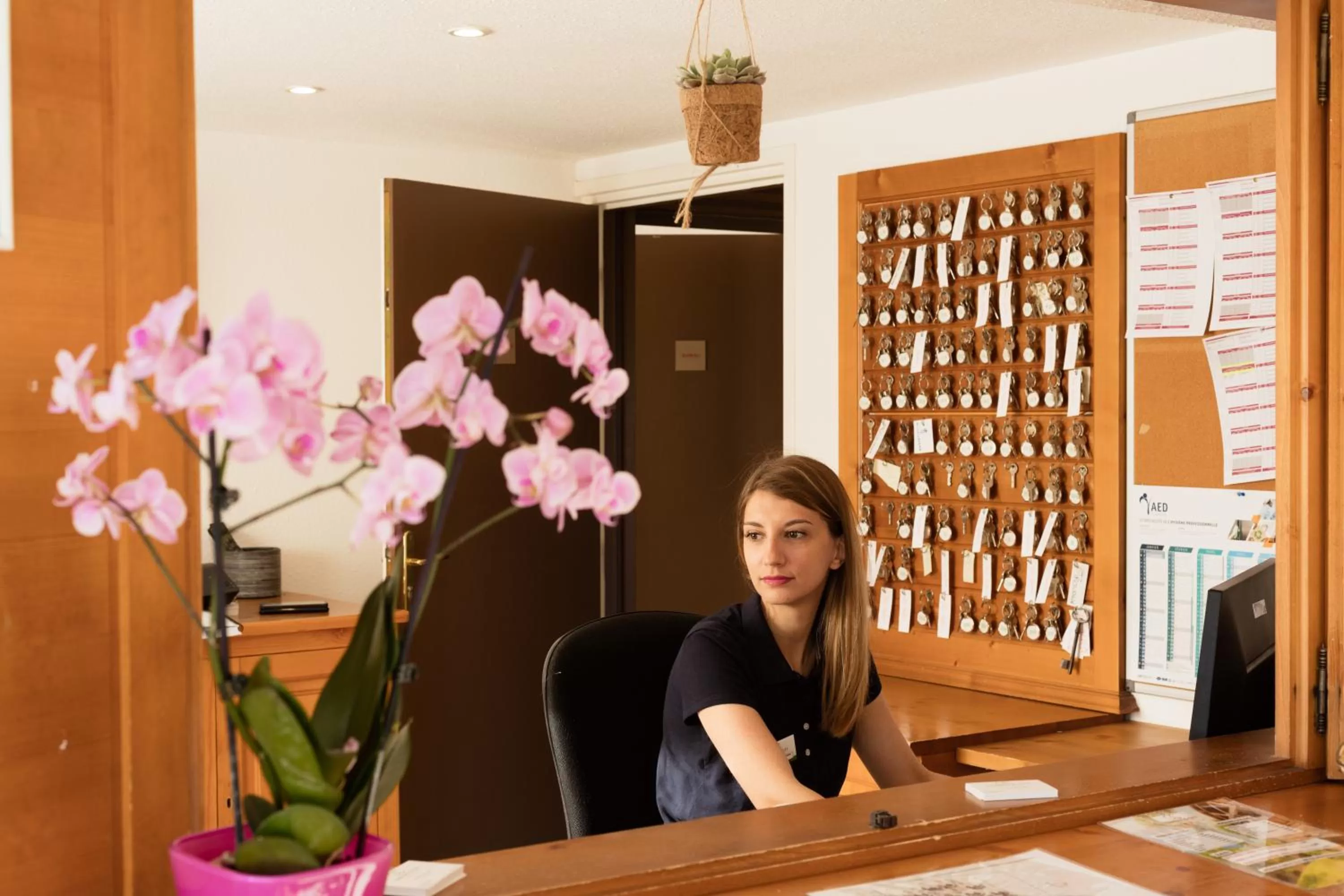 Lobby or reception in Garden & City Evian - Lugrin