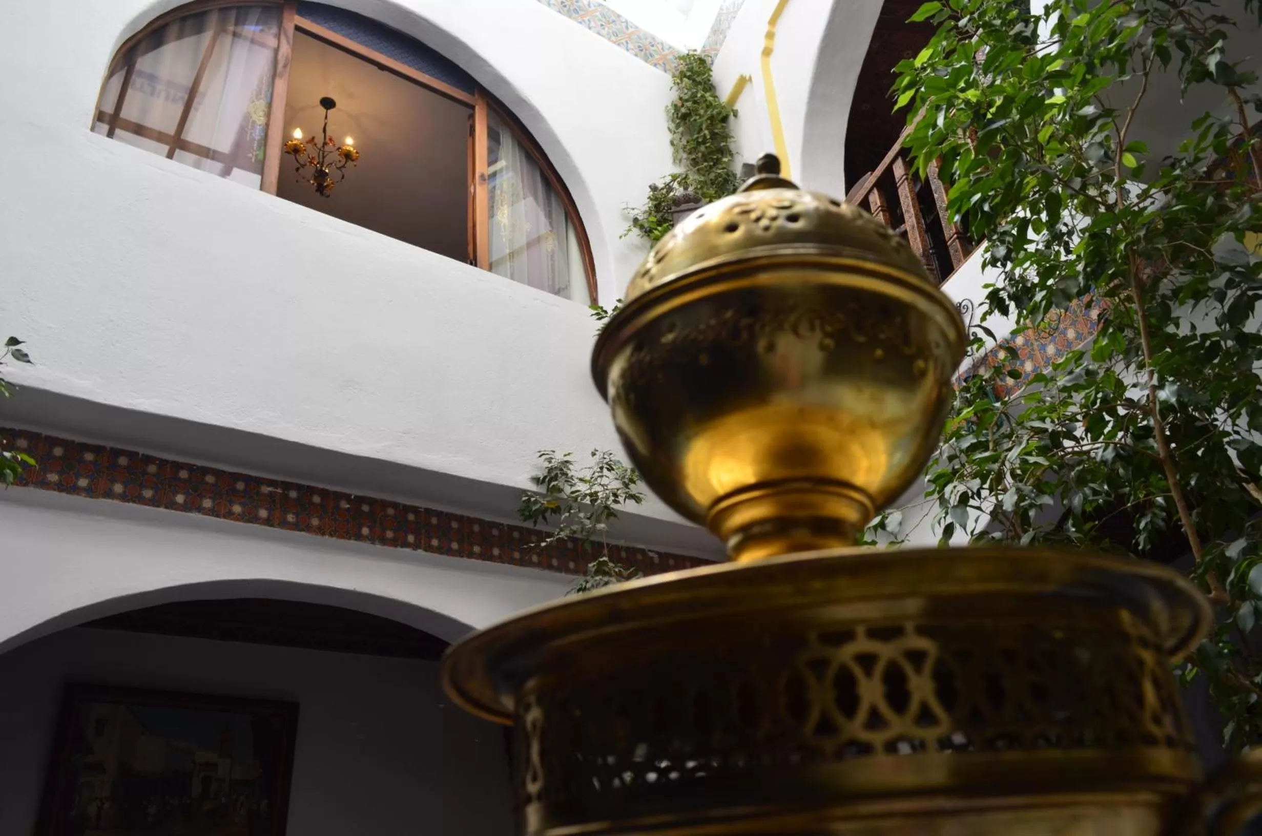 Decorative detail in Dar Meziana