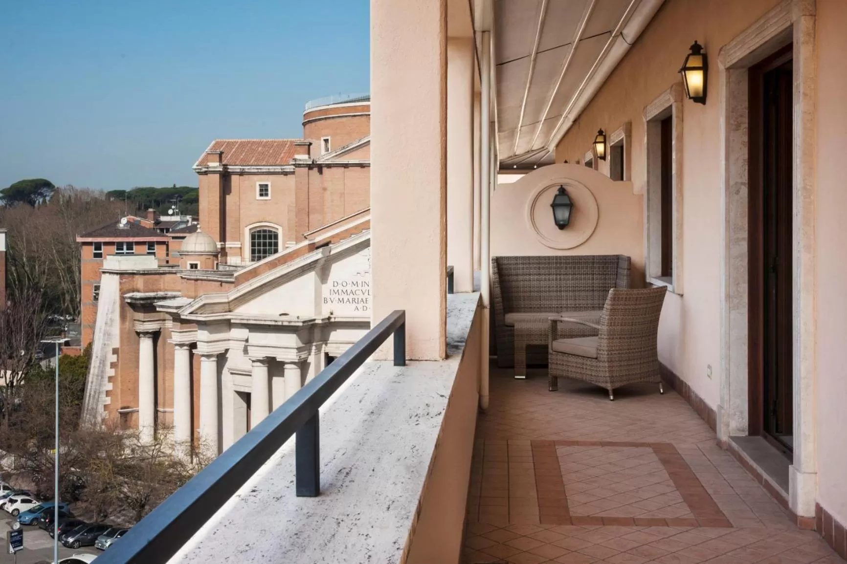 Balcony/Terrace in Radisson Blu GHR Rome