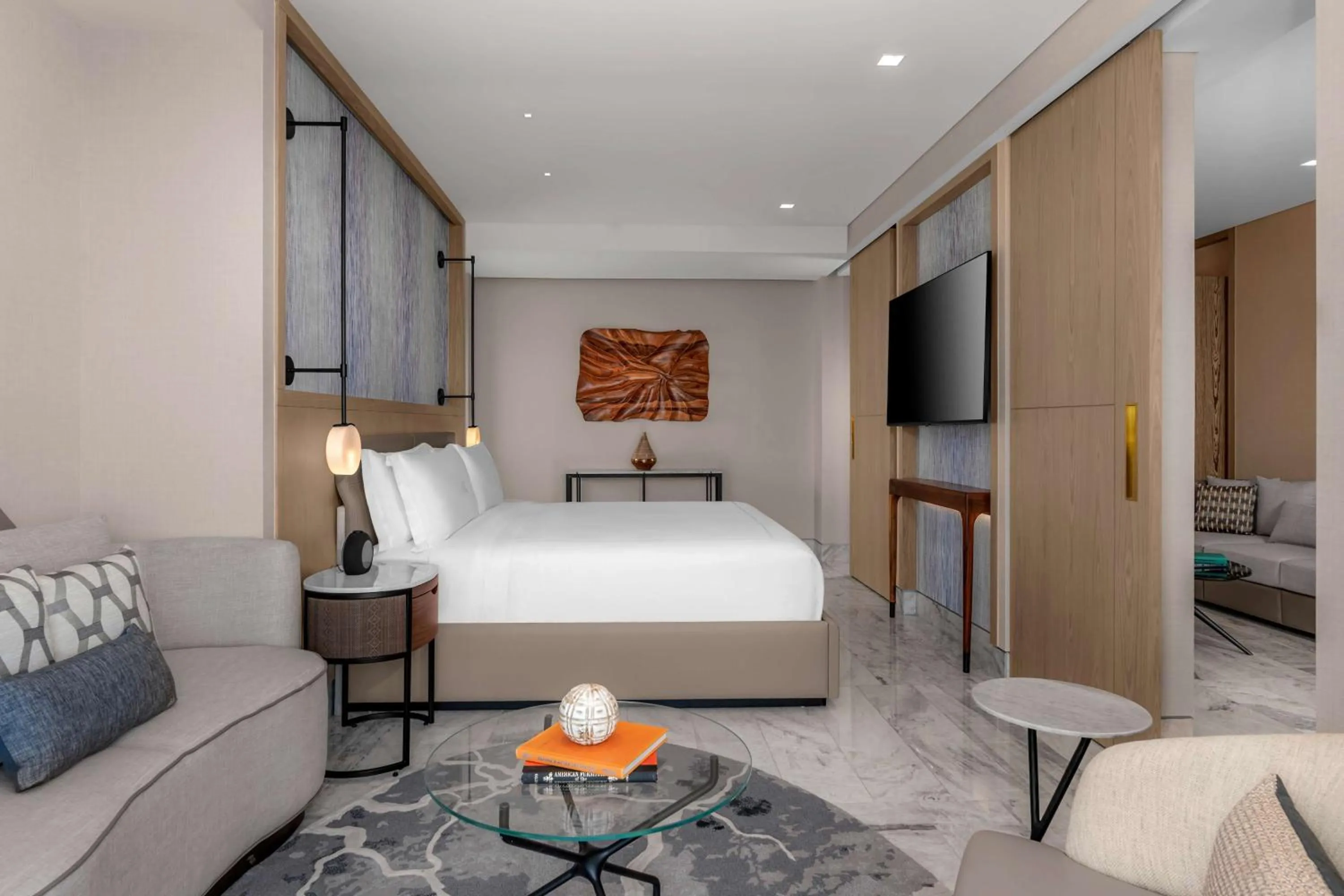 Bedroom, Bed in Waldorf Astoria Riviera Maya