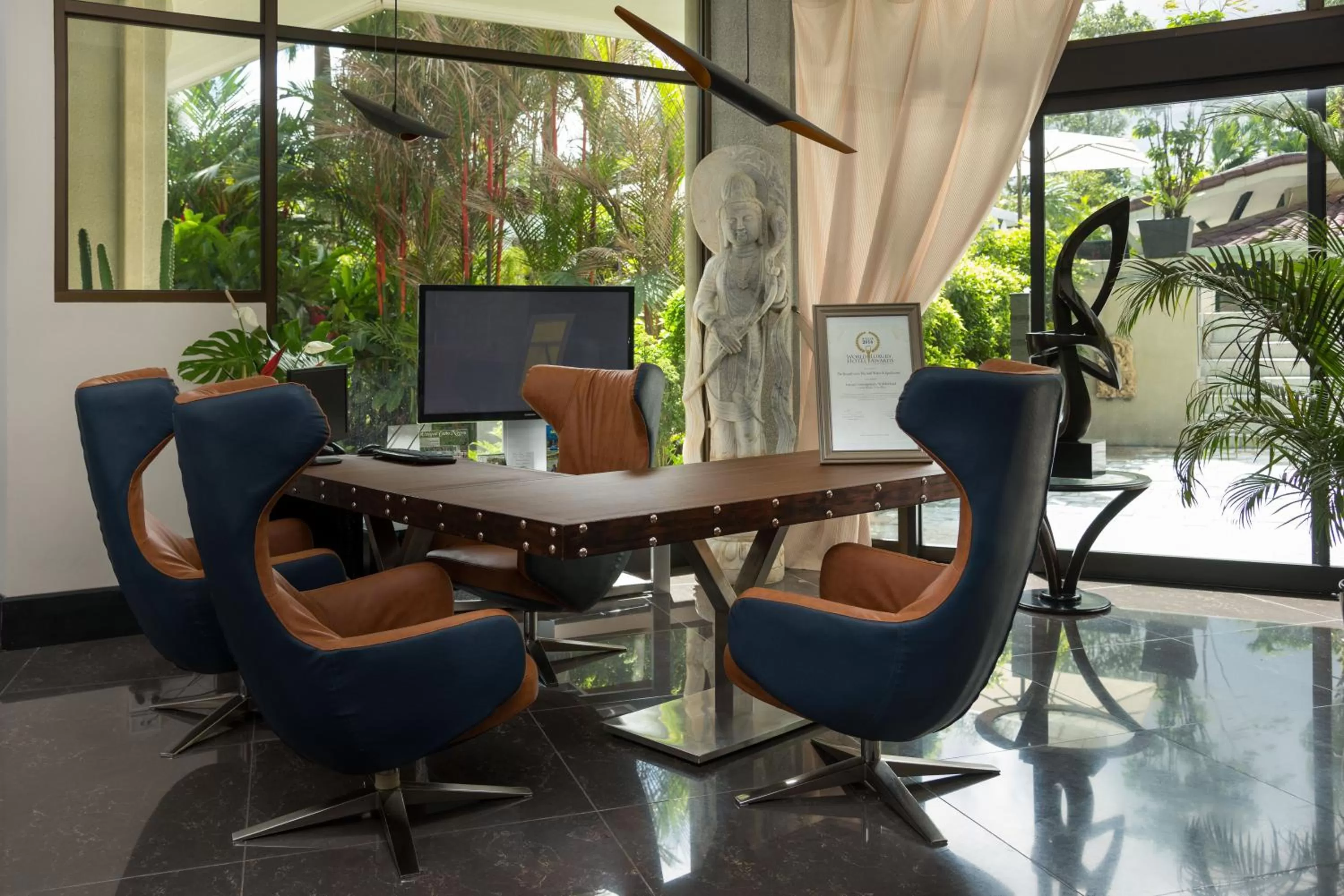 Lobby or reception in The Royal Corin Thermal Water Spa & Resort - Adults Only