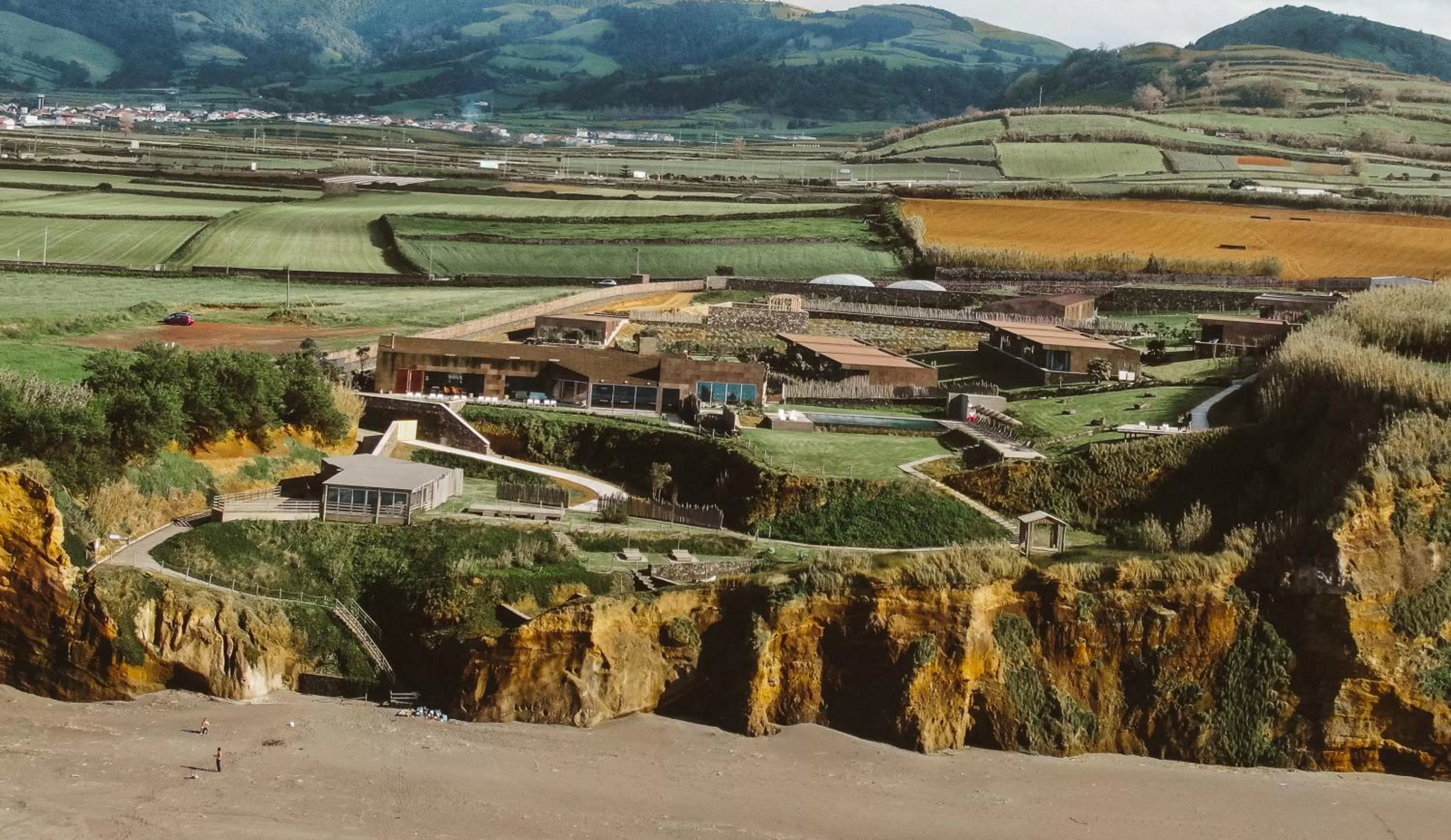 Bird's eye view in Santa Barbara Eco-Beach Resort