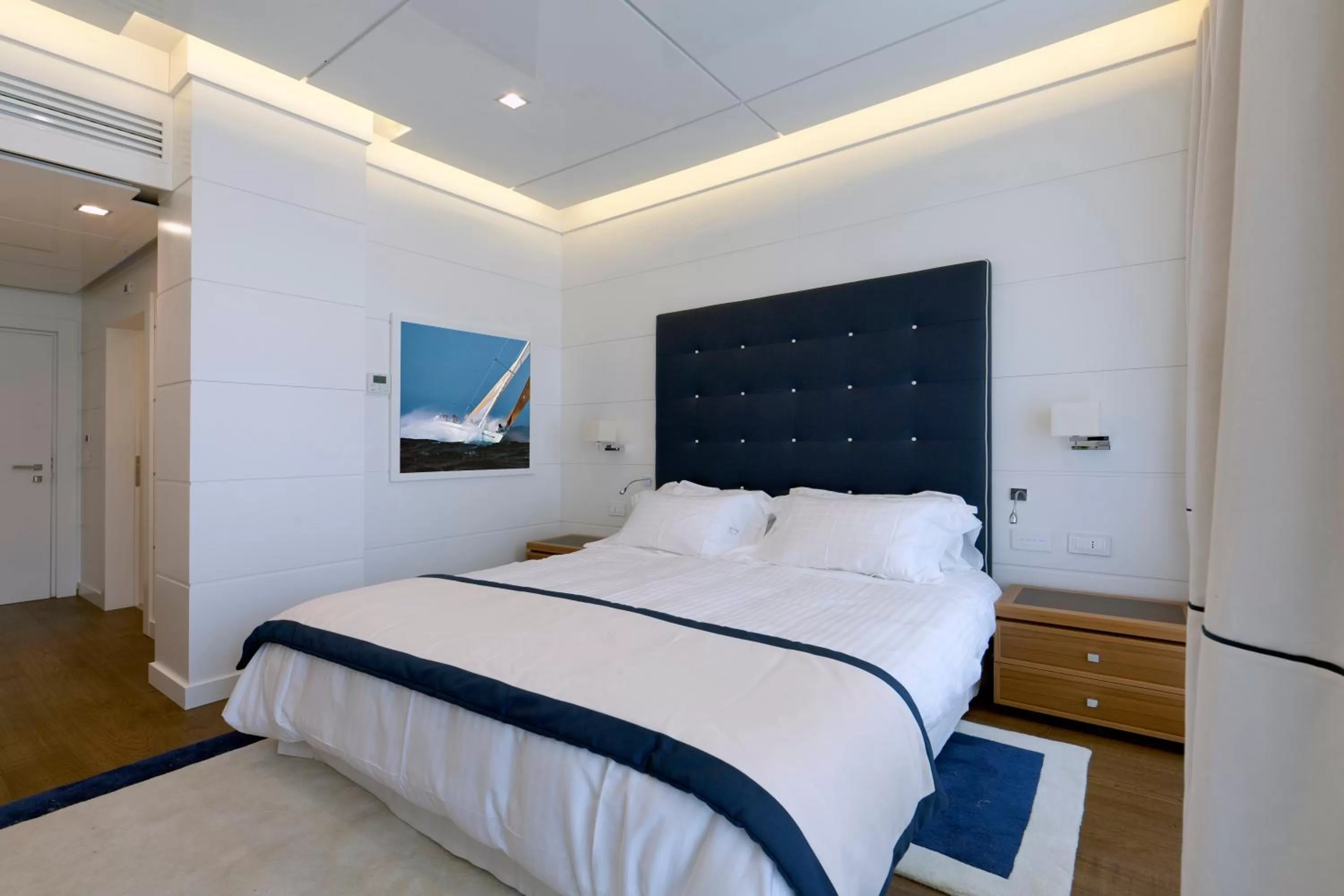 Bedroom in Albergo Yacht Club Marina Di Loano