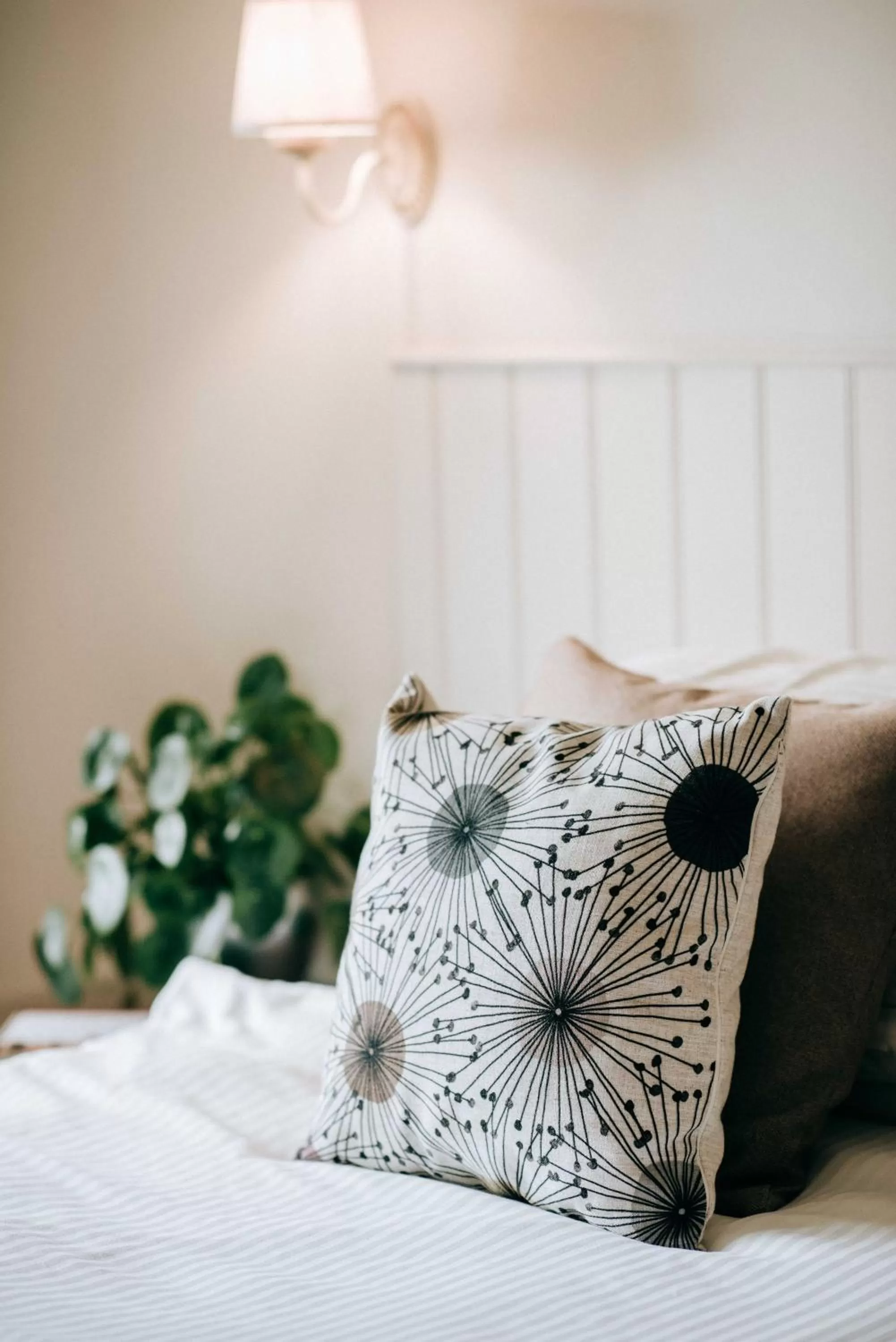 Bed in Flackley Ash Country House Hotel