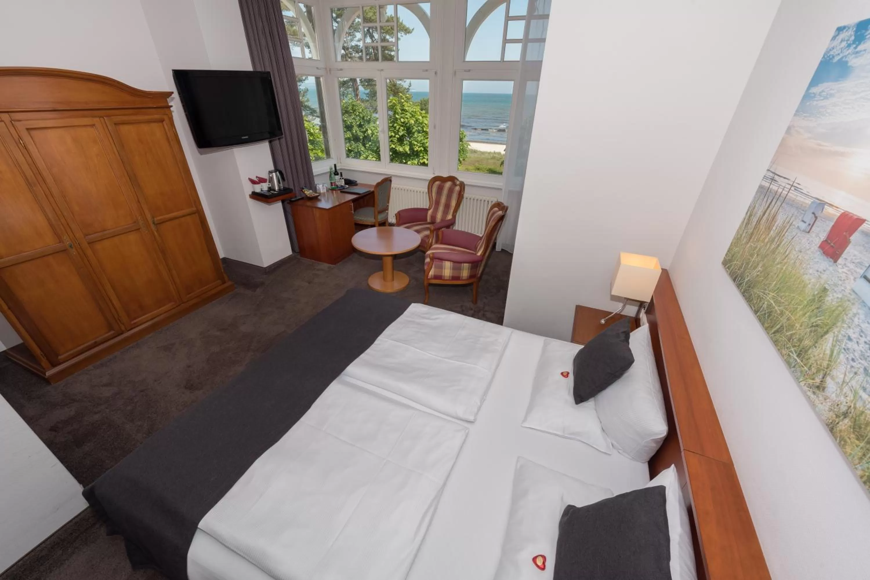 Bedroom, Room Photo in Hotel Villa Belvedere