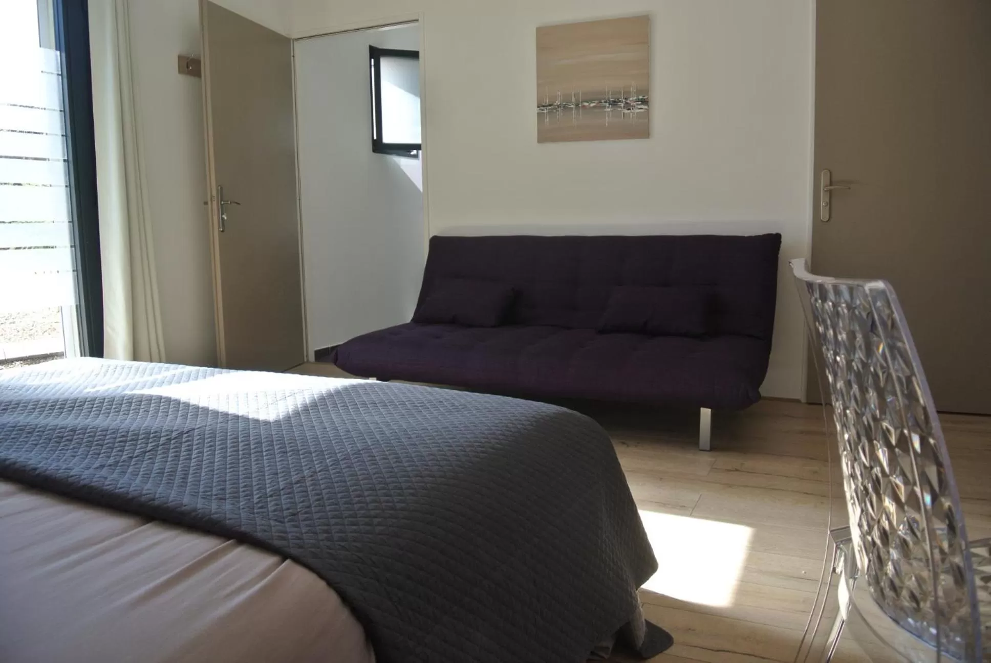 Bed in CARPE DIEM Résidence Hôtelière