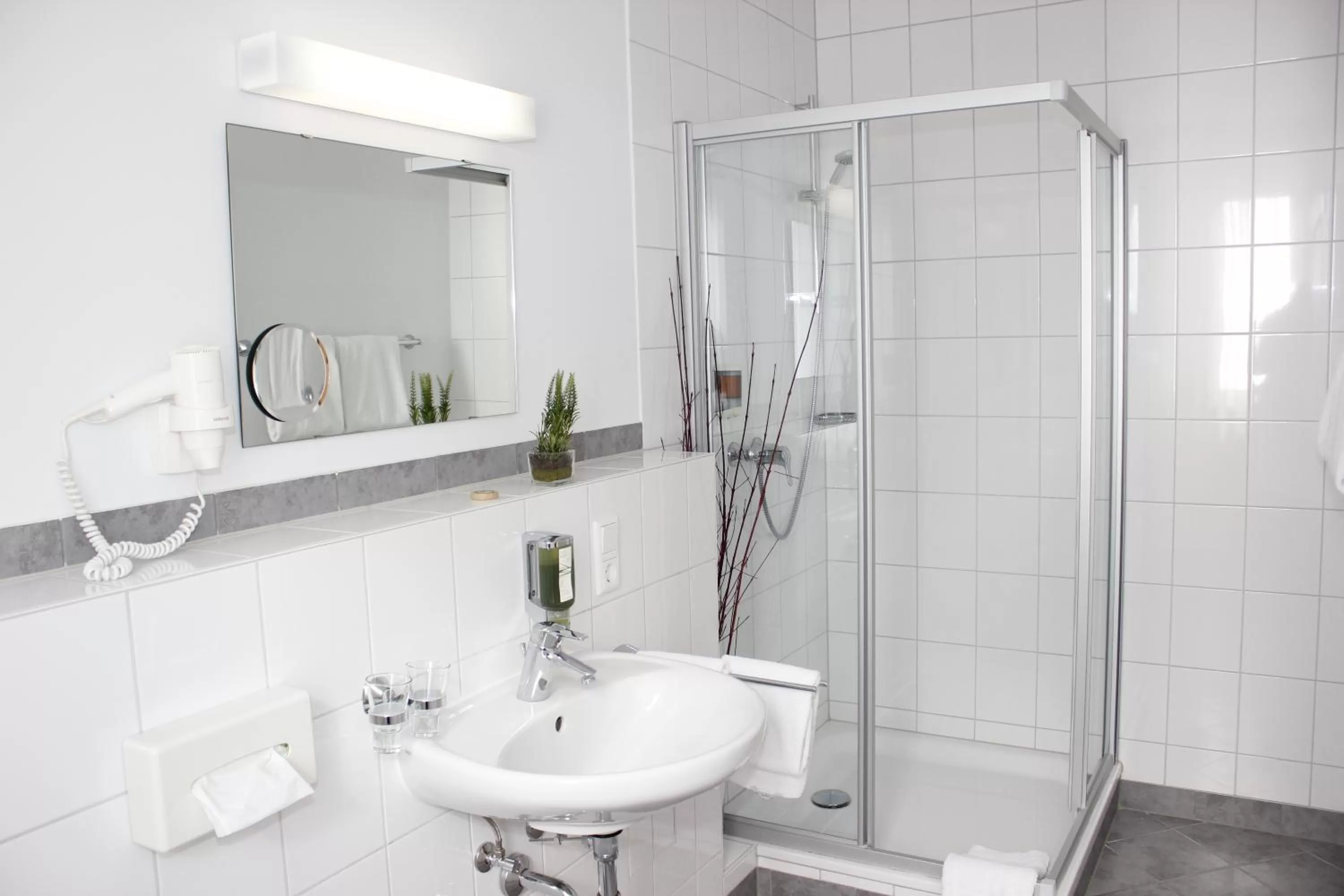 Bathroom in City Hotel Würzburg