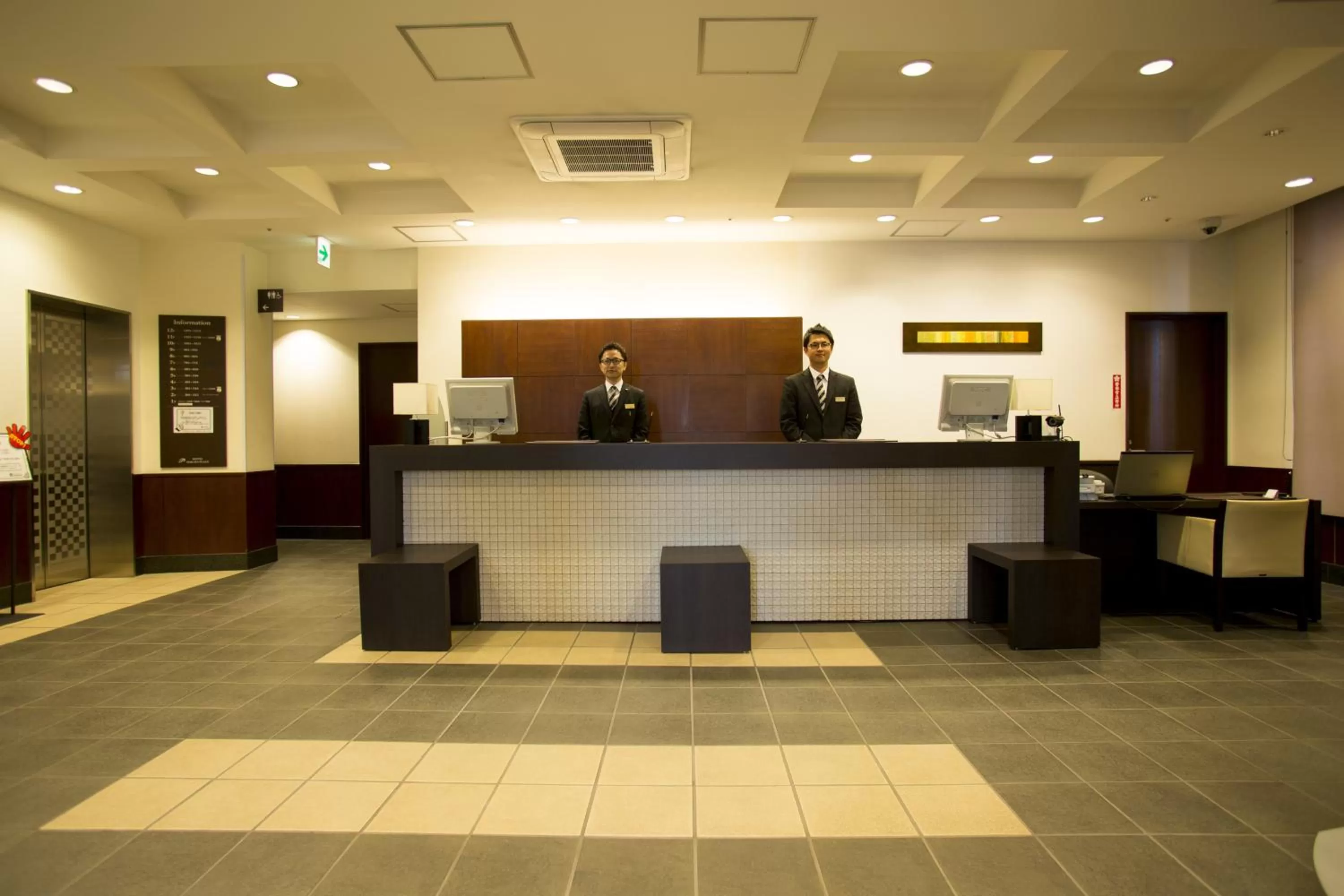 Lobby or reception in Hotel Hakata Place