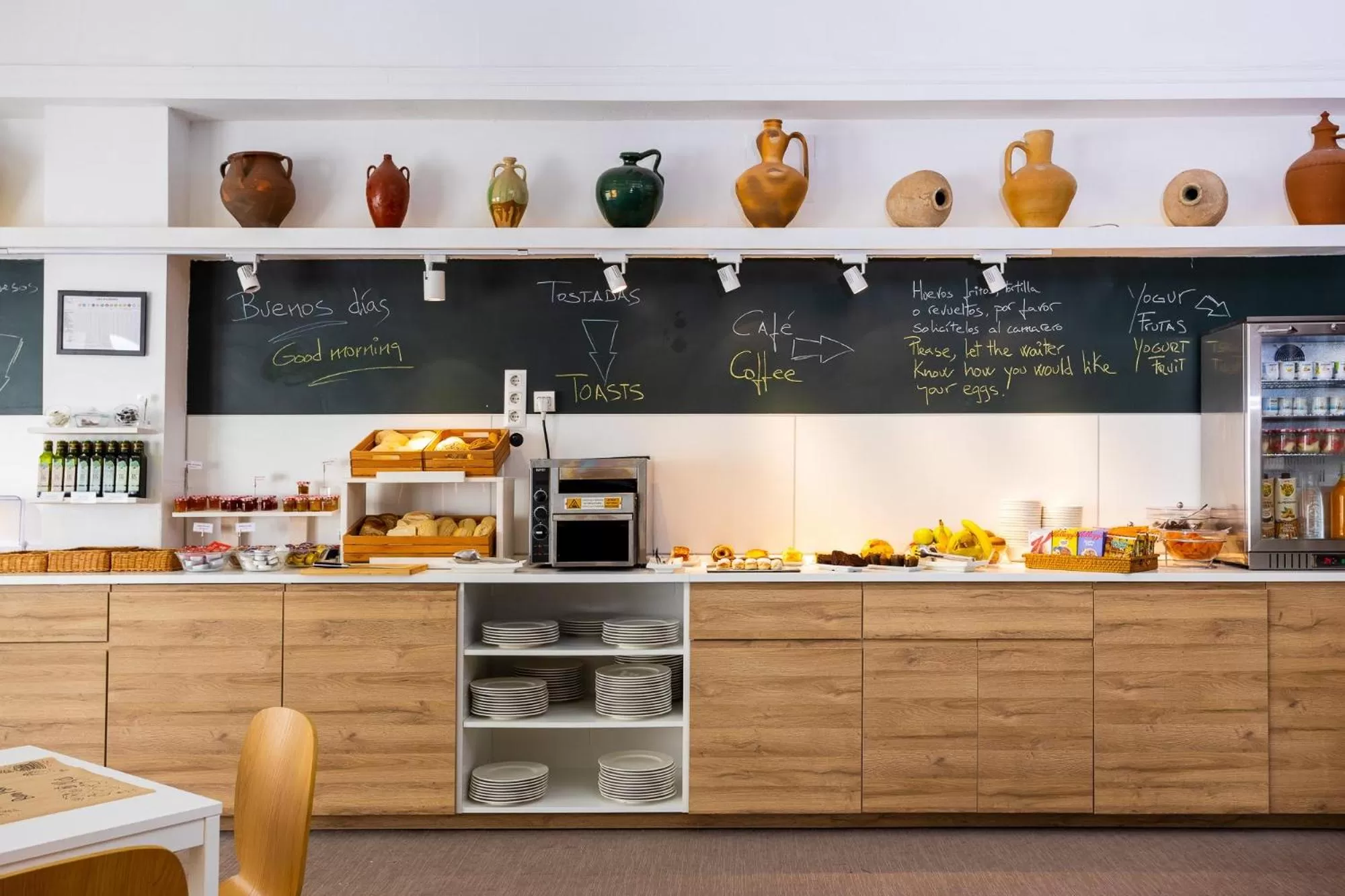 Buffet breakfast in Los Cantaros