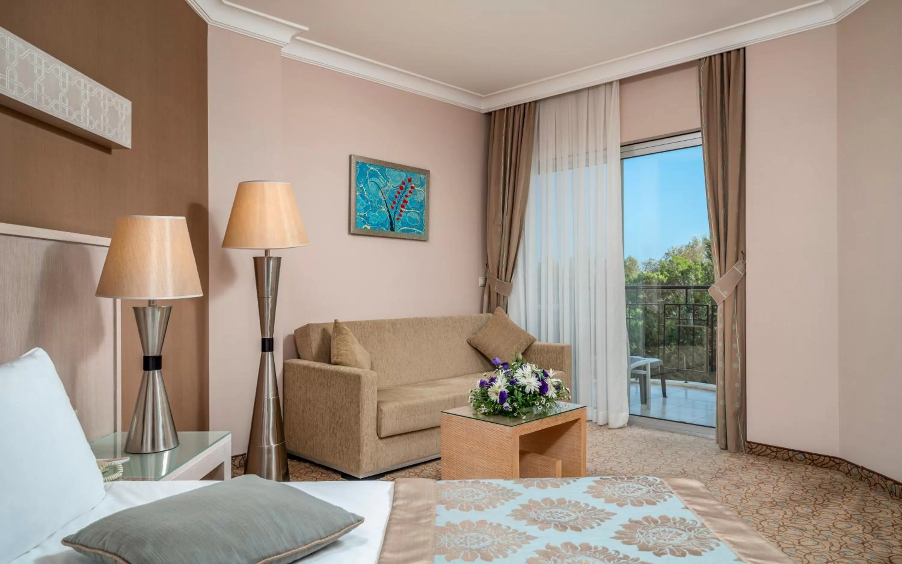 Seating area in Mukarnas Spa & Resort Hotel