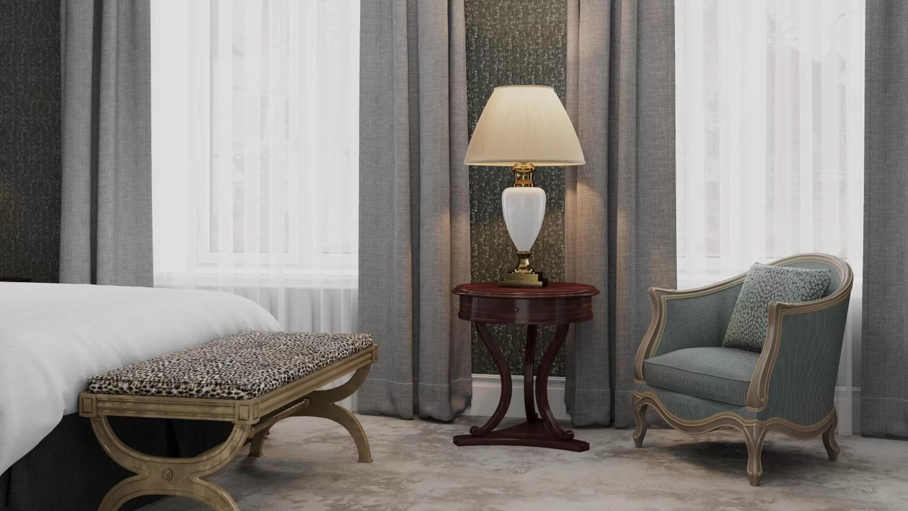 Bed in Hotel Victoria