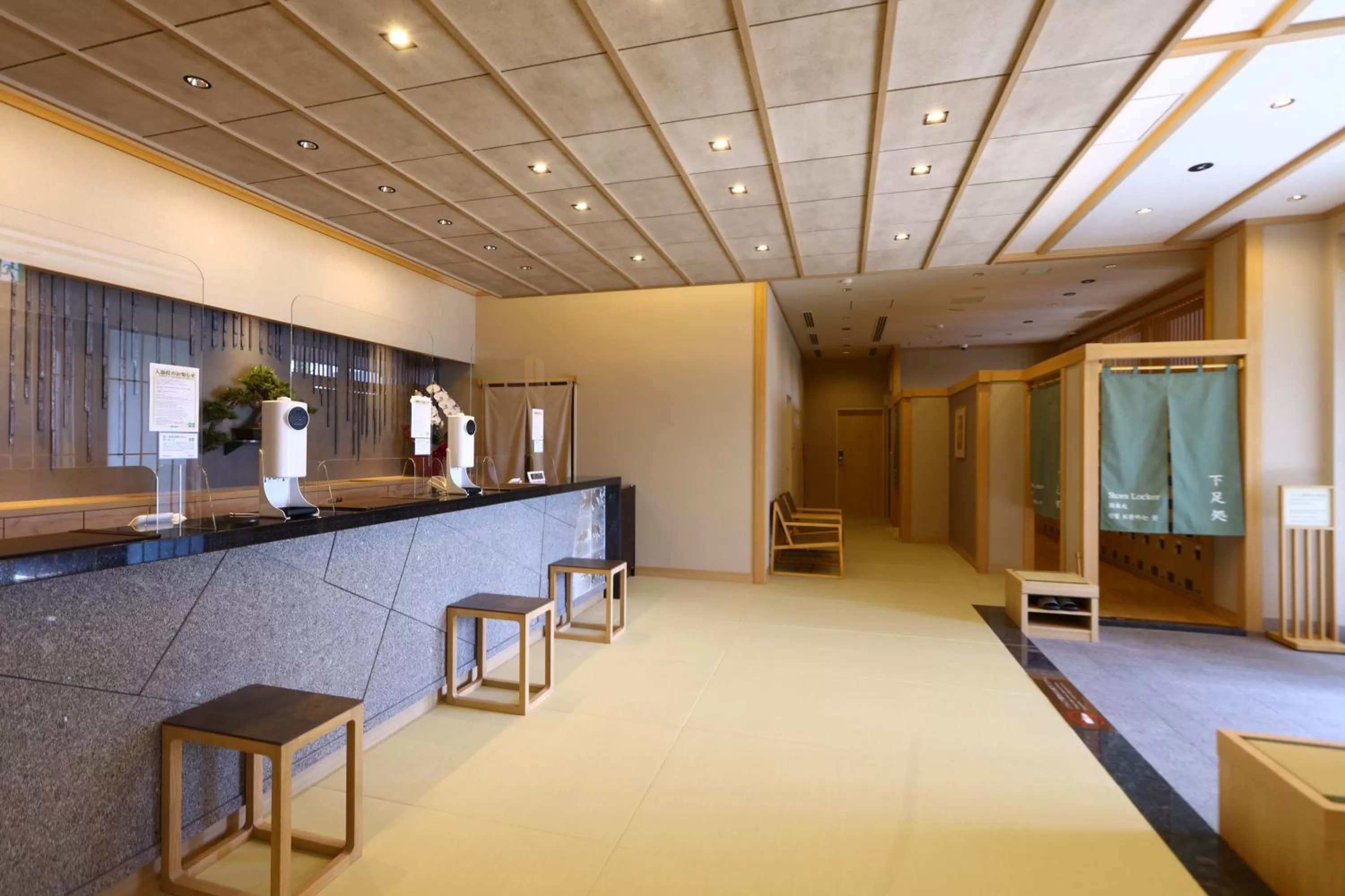 Lobby or reception in Onyado Nono Matsumoto Natural Hot Spring