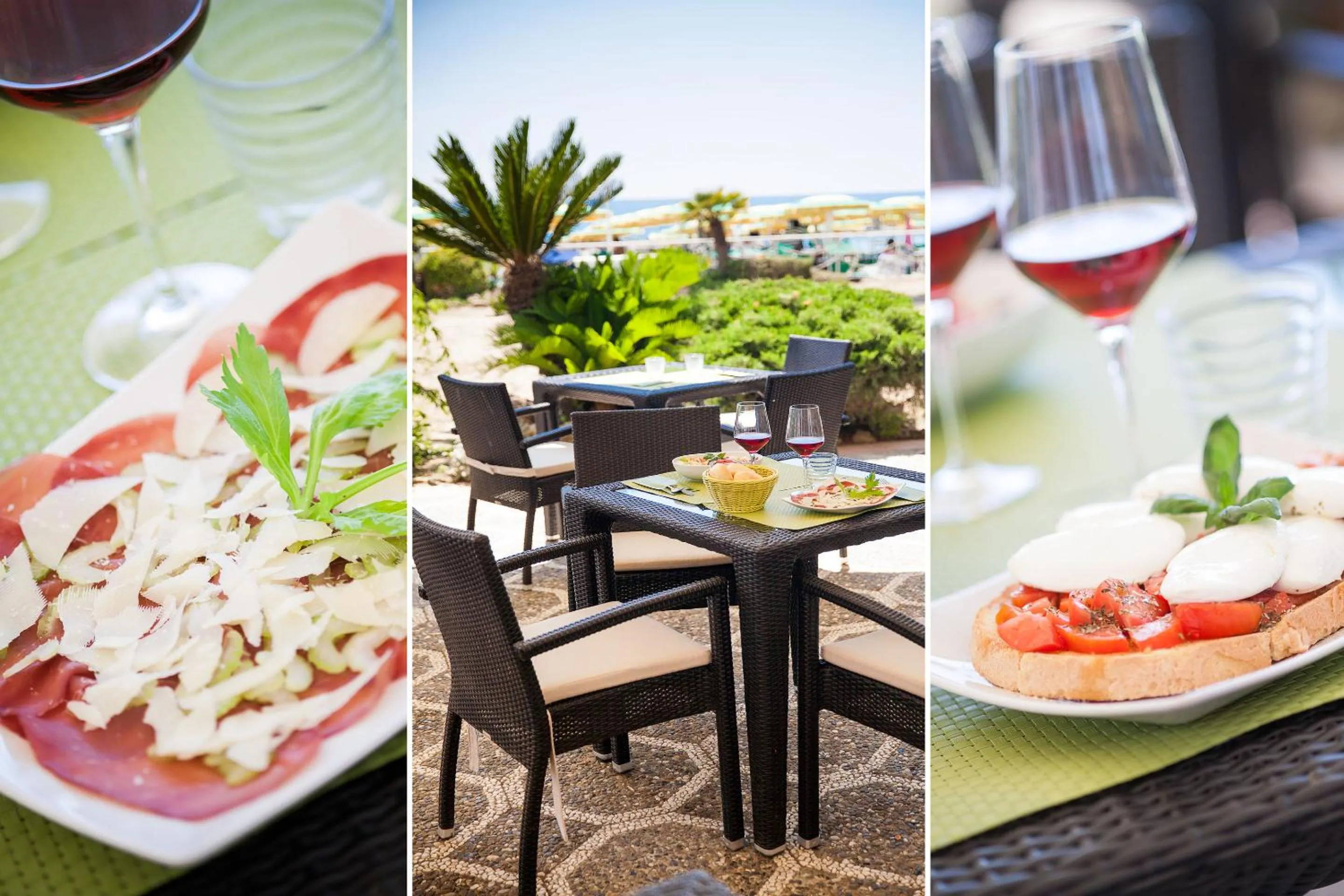 Patio in Hotel Gabriella