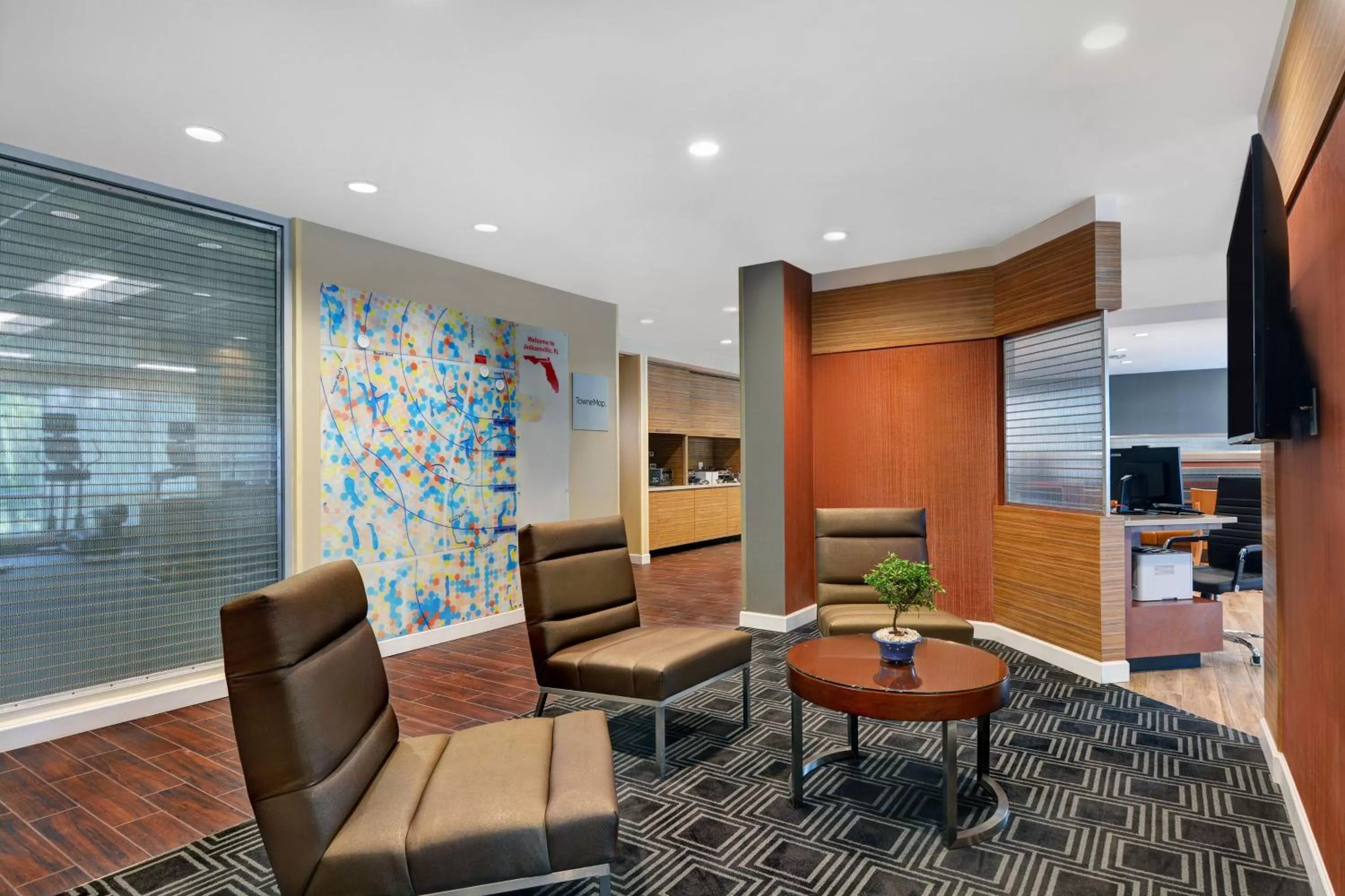 Lobby or reception in TownePlace Suites by Marriott Jacksonville East