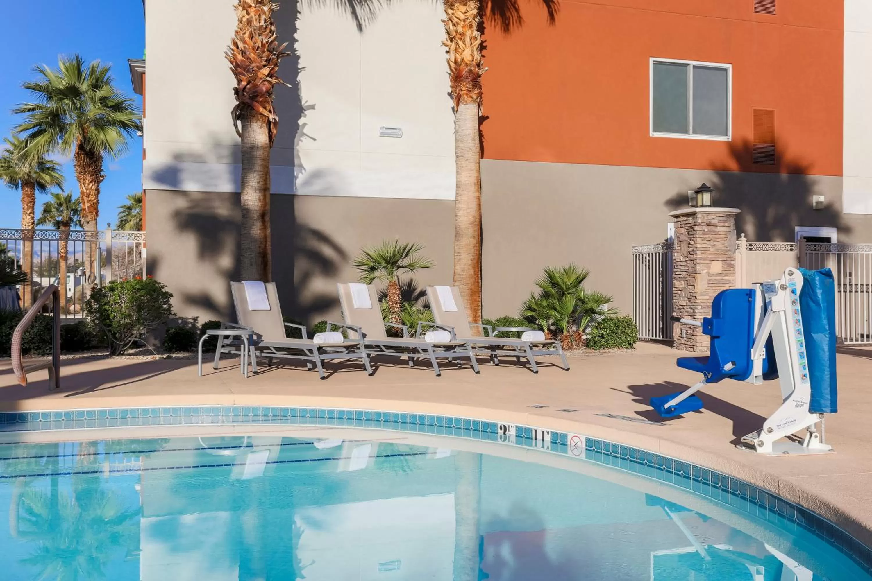 Swimming pool in Holiday Inn Express Las Vegas Stadium Area by IHG
