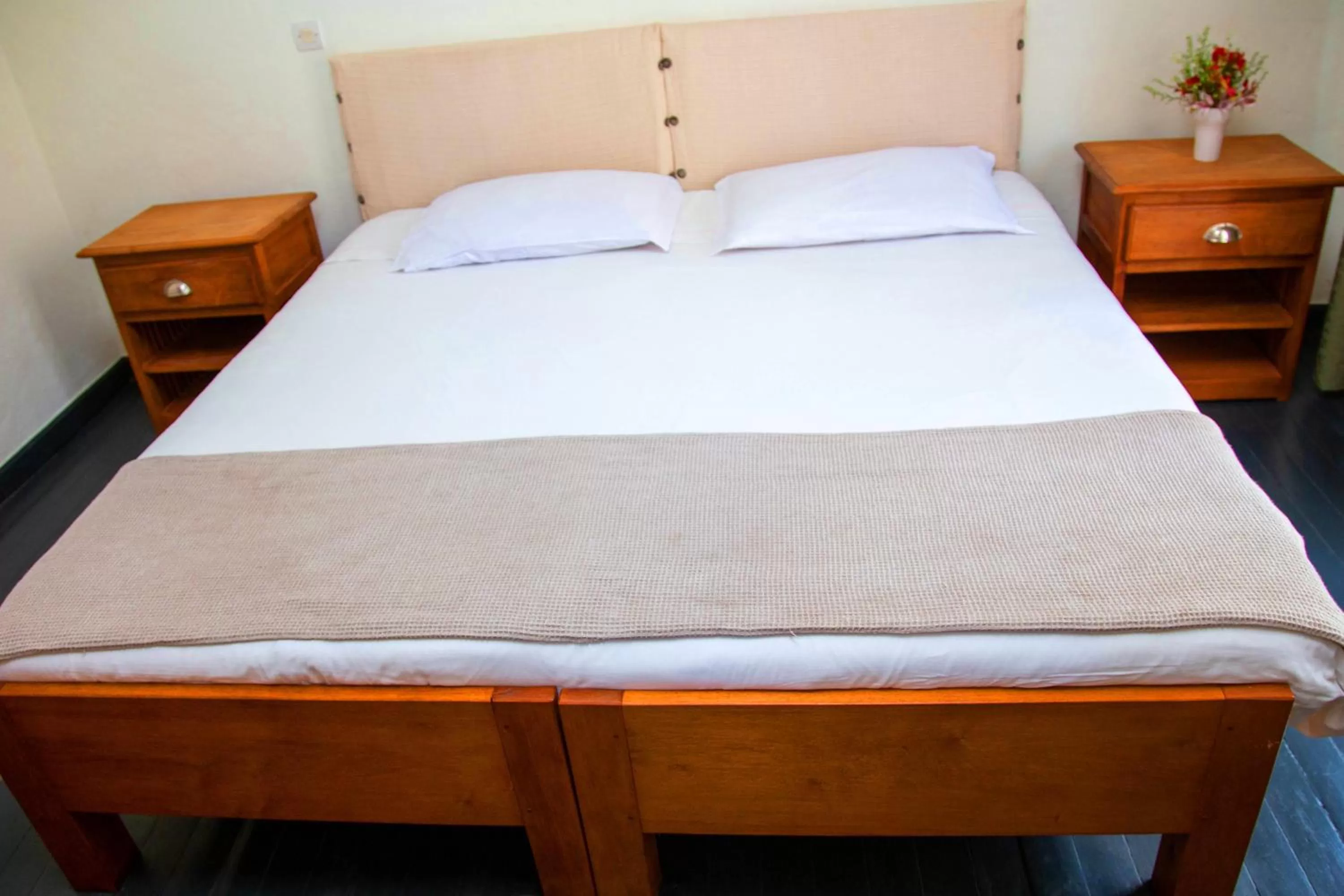 Bed in Hotel La Villette