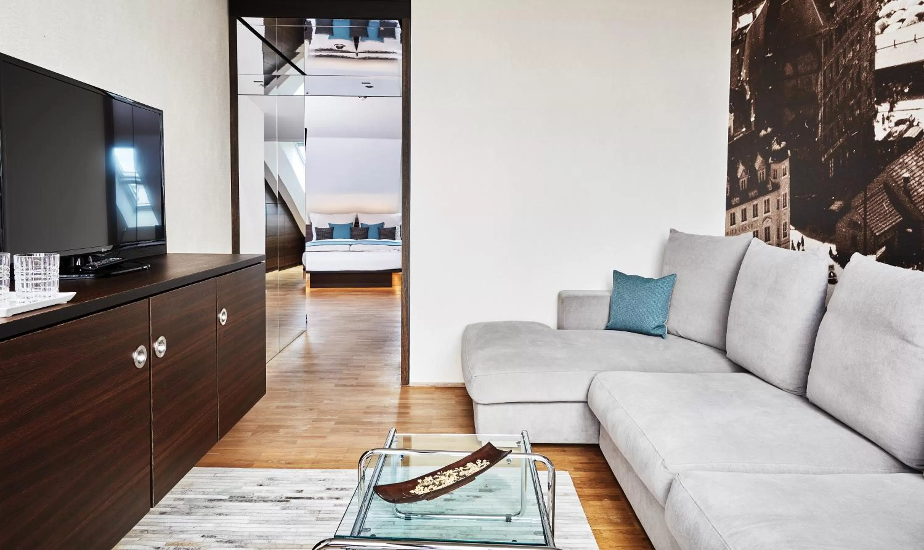 Seating area in Living Hotel Das Viktualienmarkt