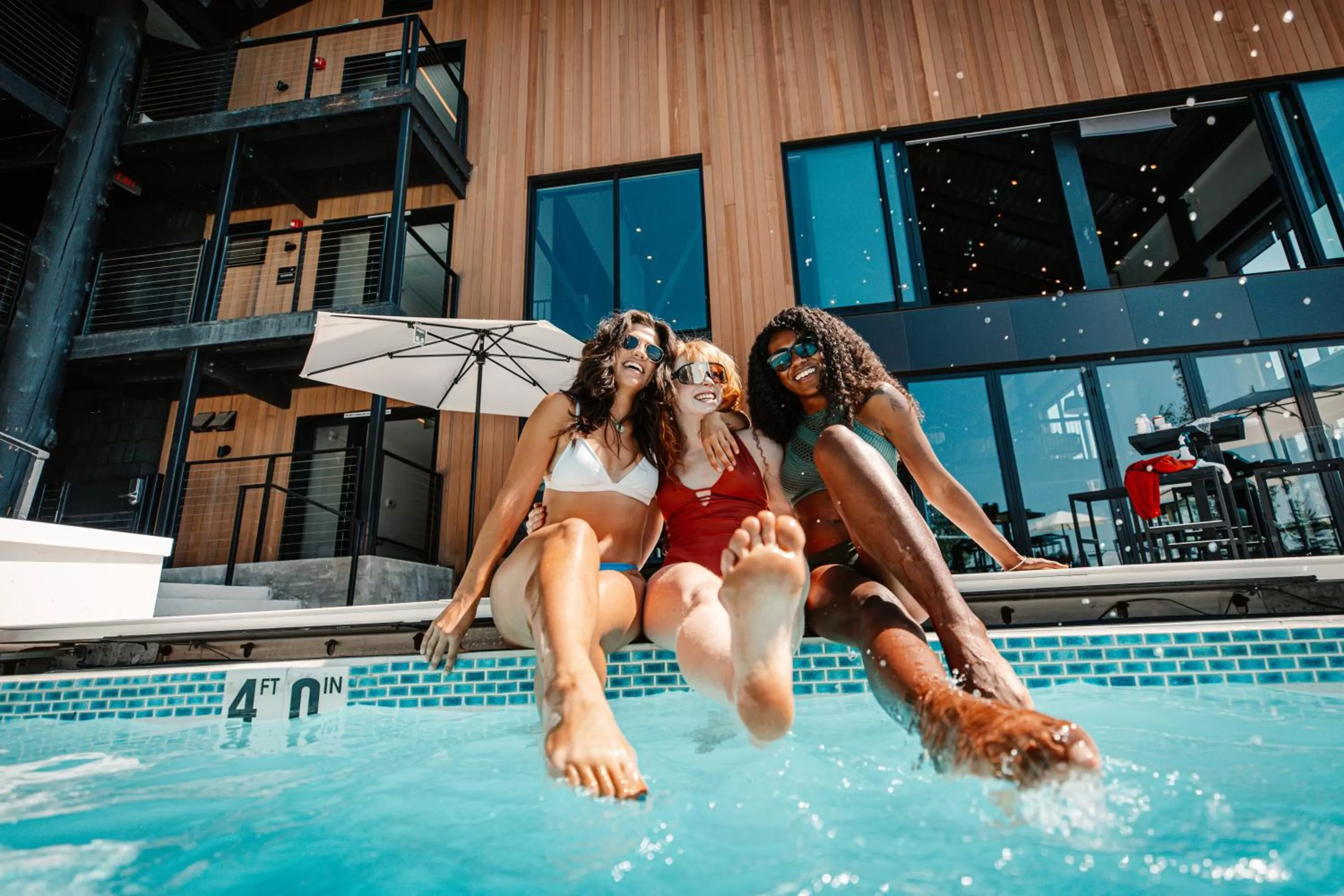 Swimming pool in Gravity Haus Jackson Hole