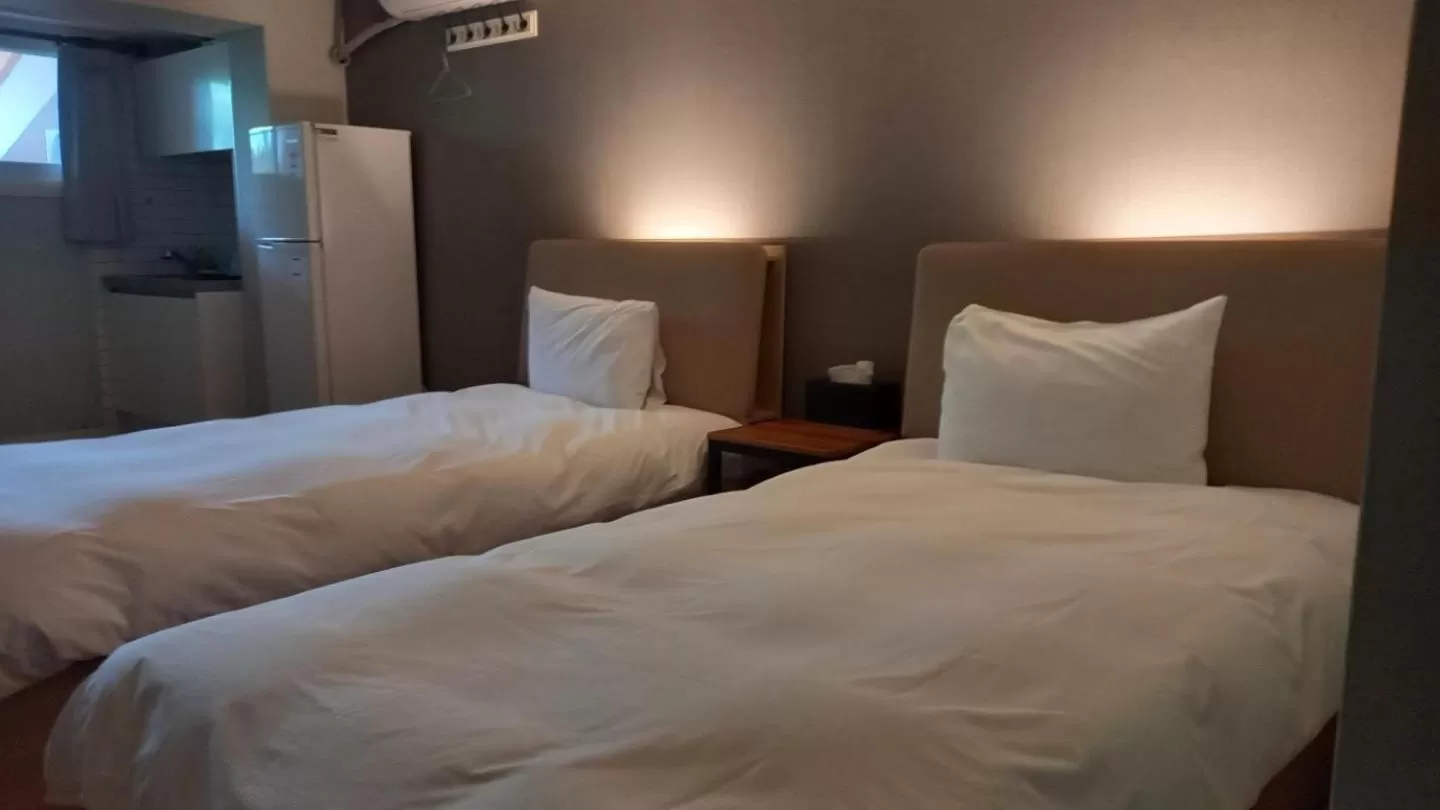 Bed in Hotel Jirisan Haetsal