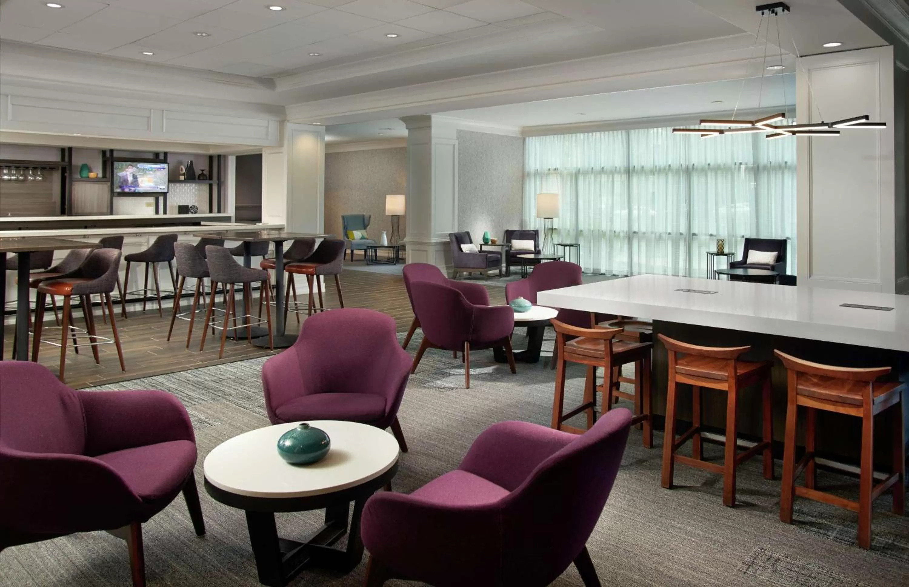 Lobby or reception in Hilton Garden Inn Atlanta-Buckhead