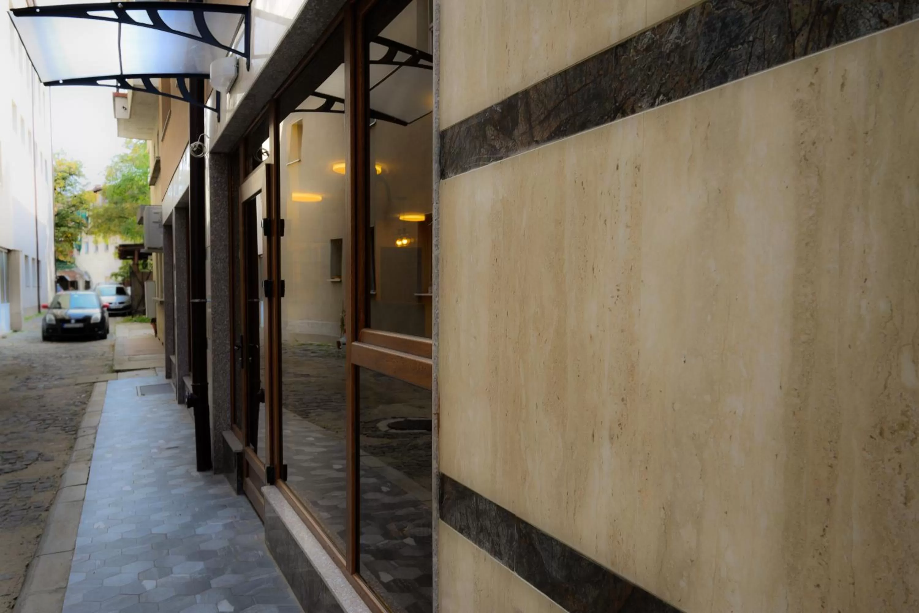 Property building in Hotel Leda