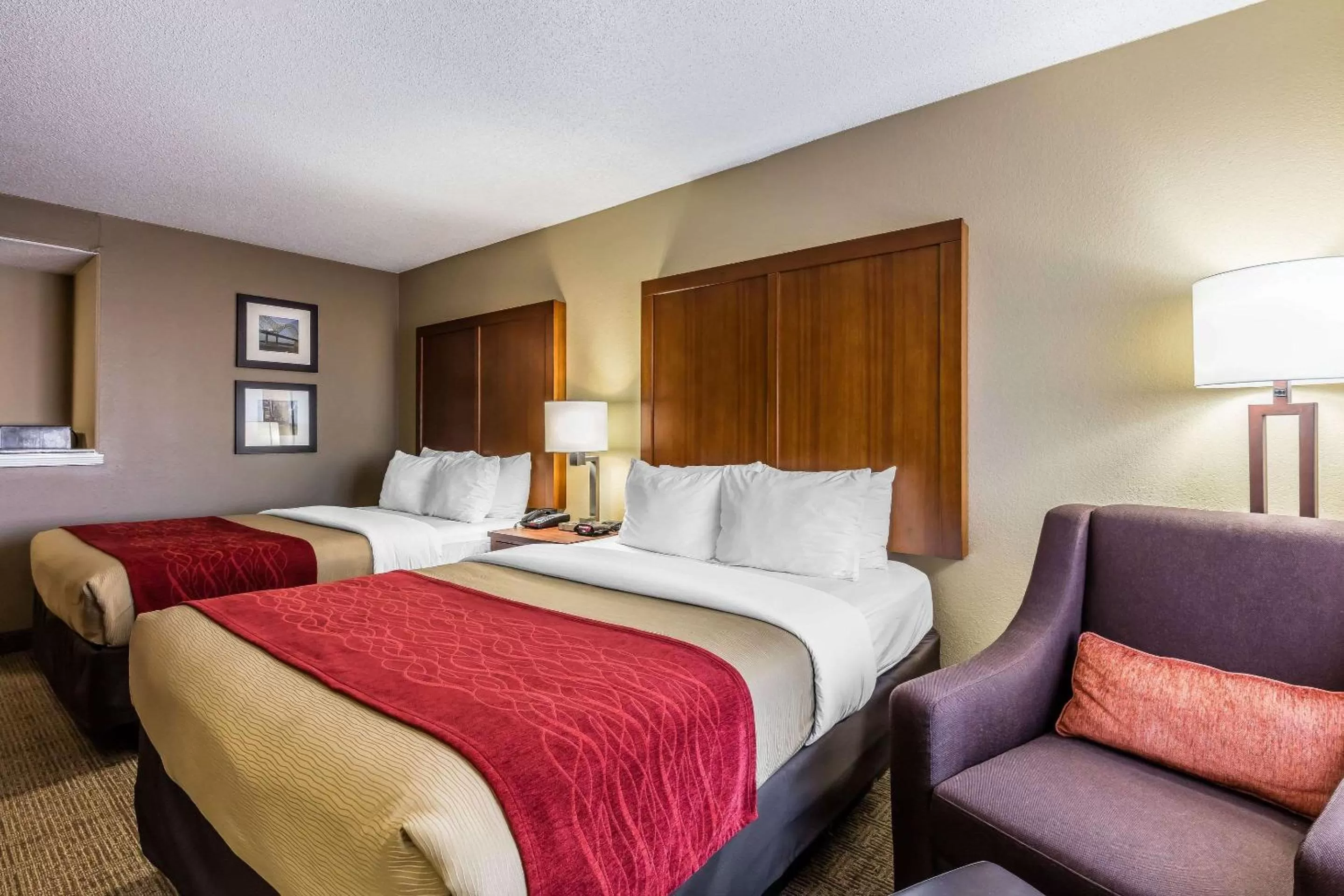 Photo of the whole room, Bed in Comfort Inn & Suites Airport-American Way