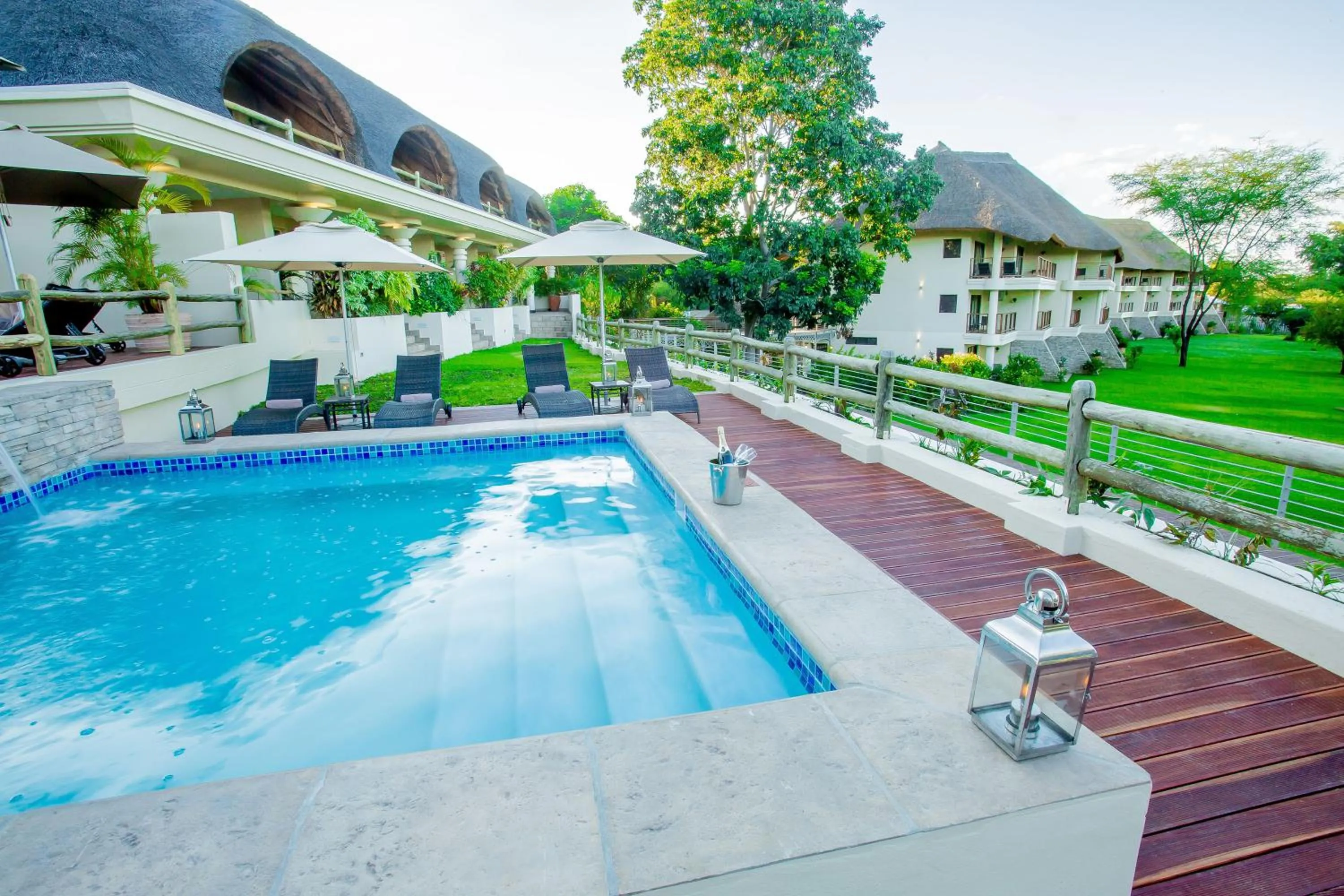 Pool view in Ilala Lodge Hotel