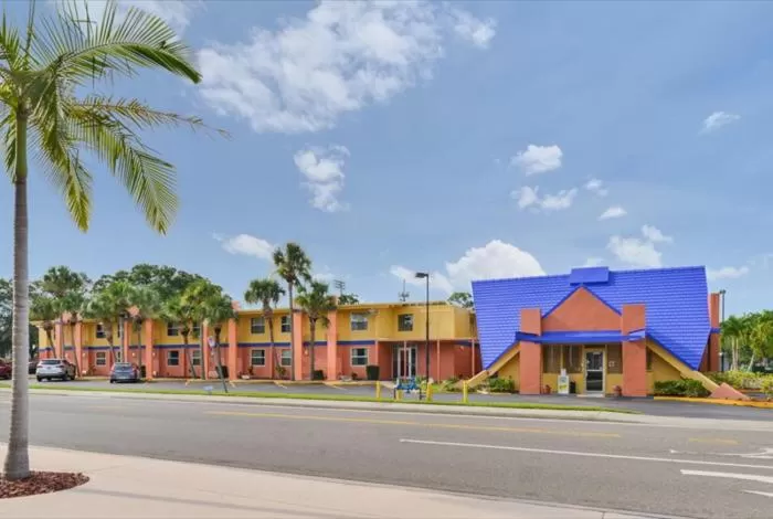Property building in Americas Best Value Inn Sarasota