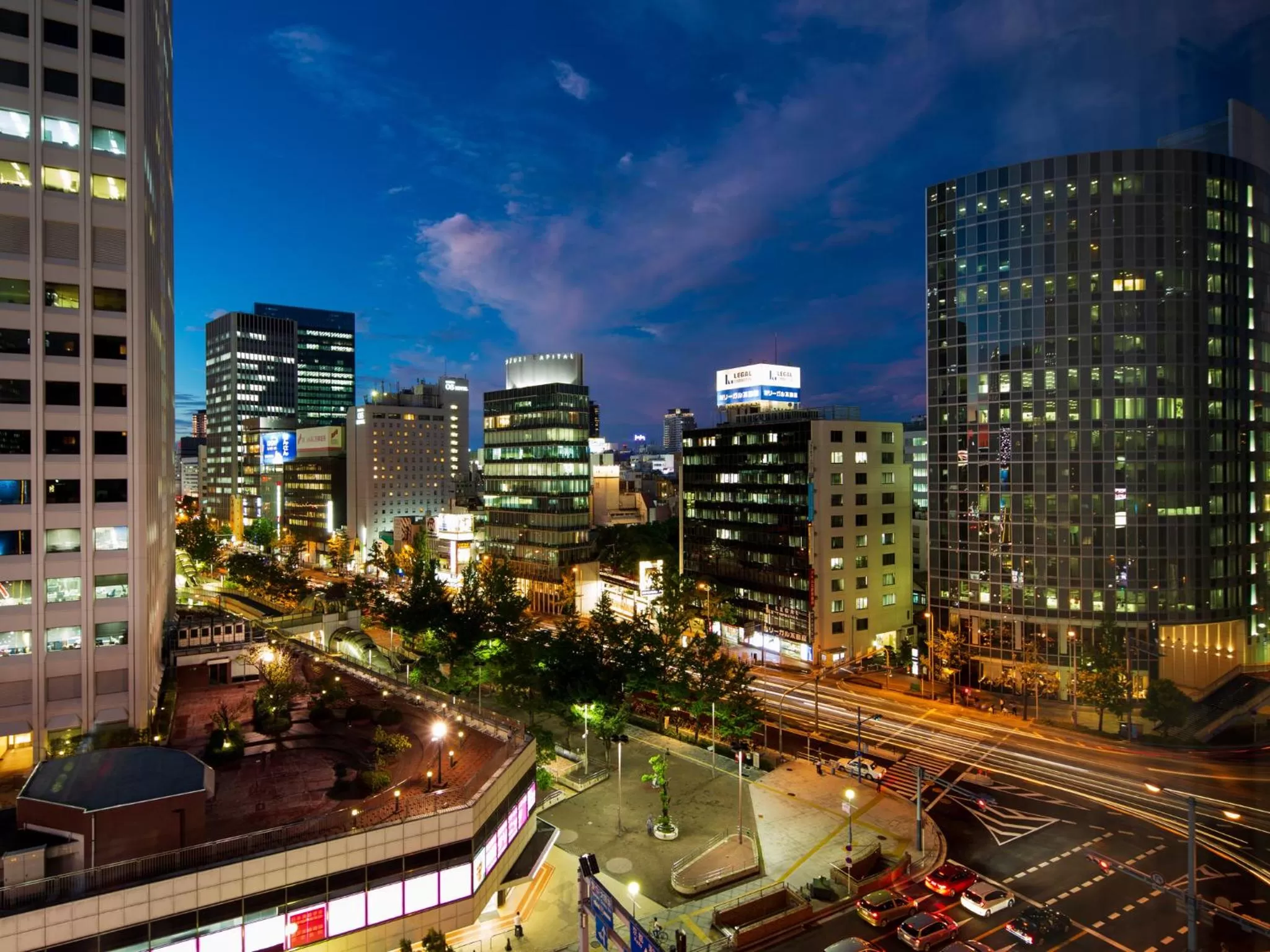 City view in Hotel Monterey Le Frere Osaka