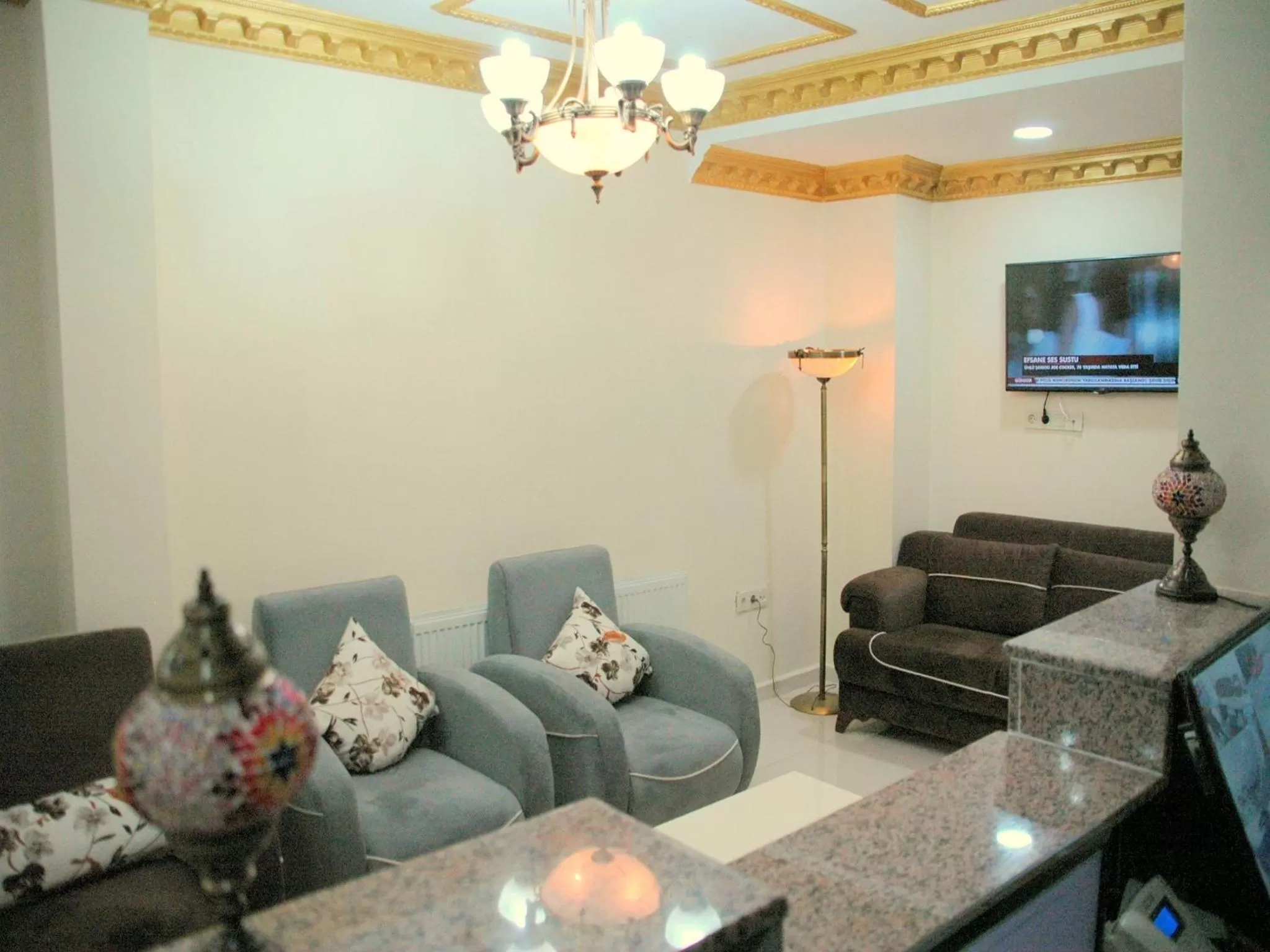 Lobby or reception in Tolga Hotel