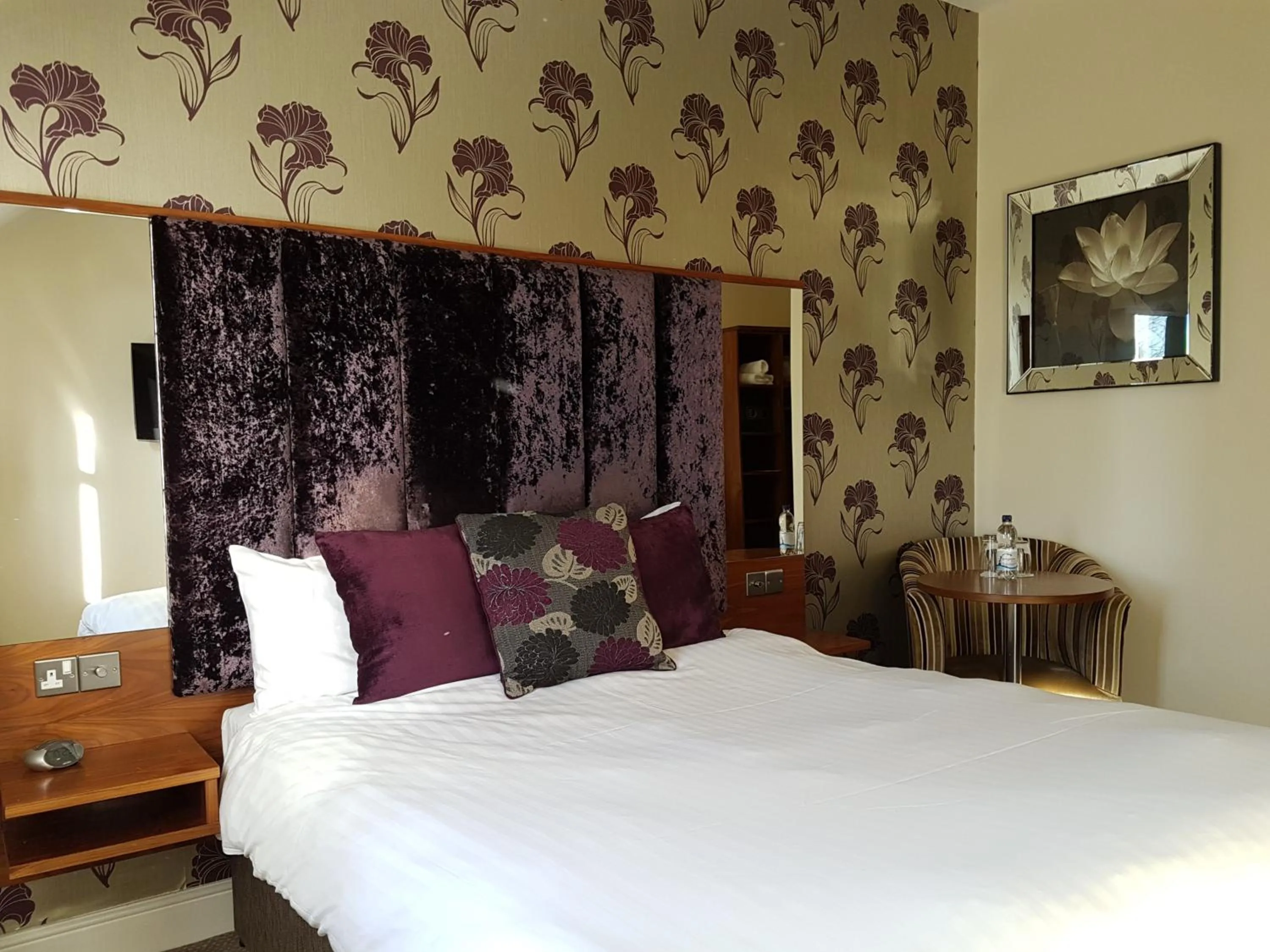 Decorative detail, Bed in The Old Barn Inn