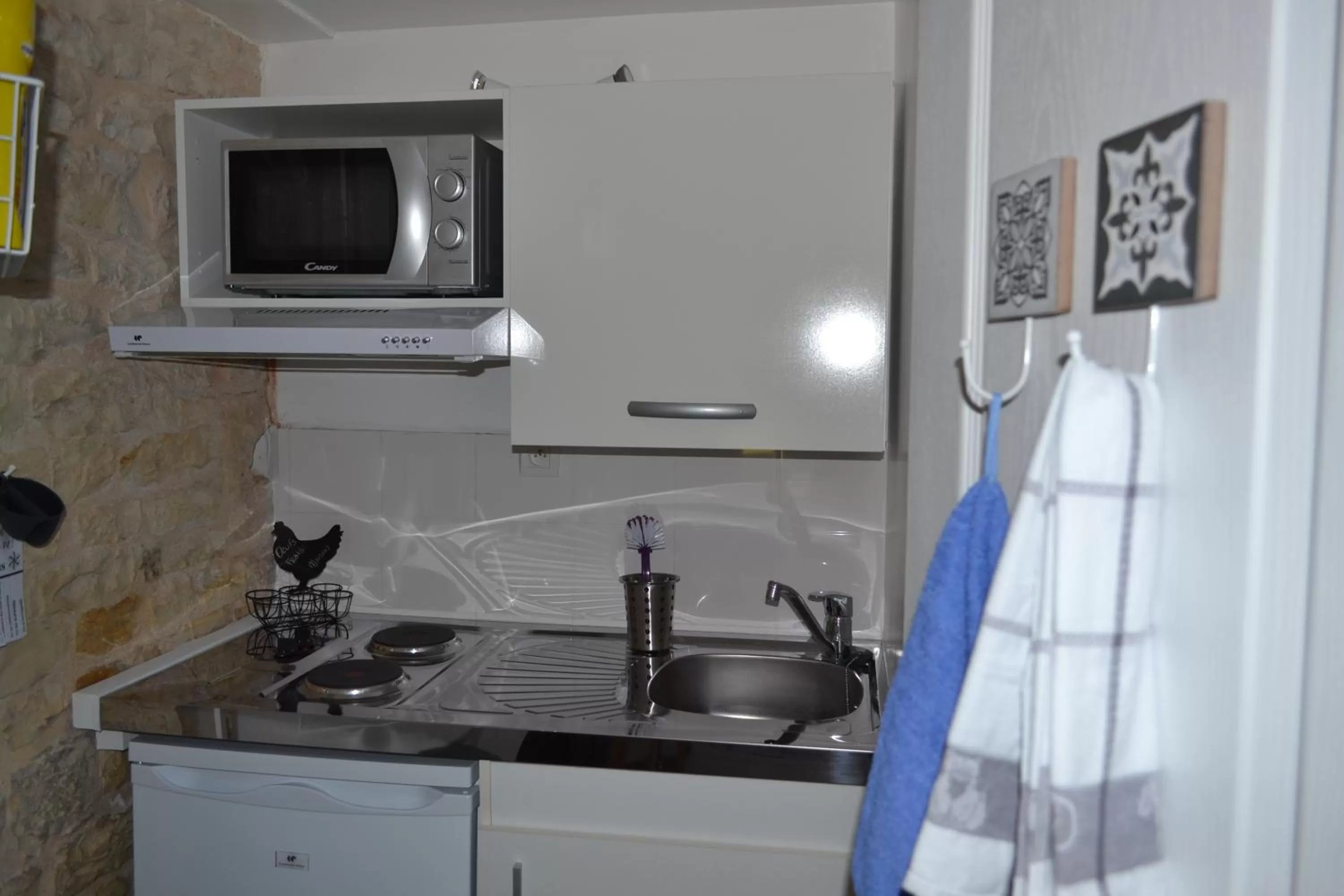 Bedroom, Kitchen/Kitchenette in L'instant bleu