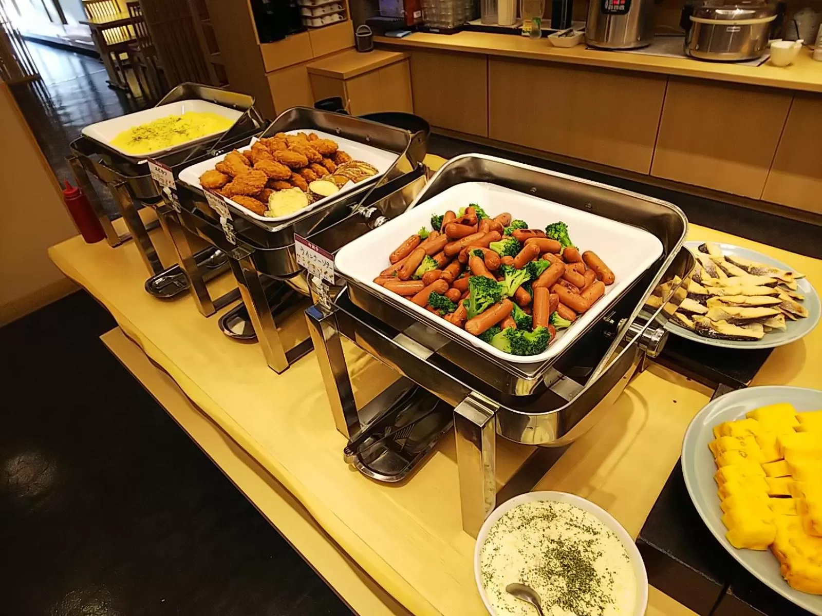 Buffet breakfast in Route Inn Grantia Himi Wakuranoyado