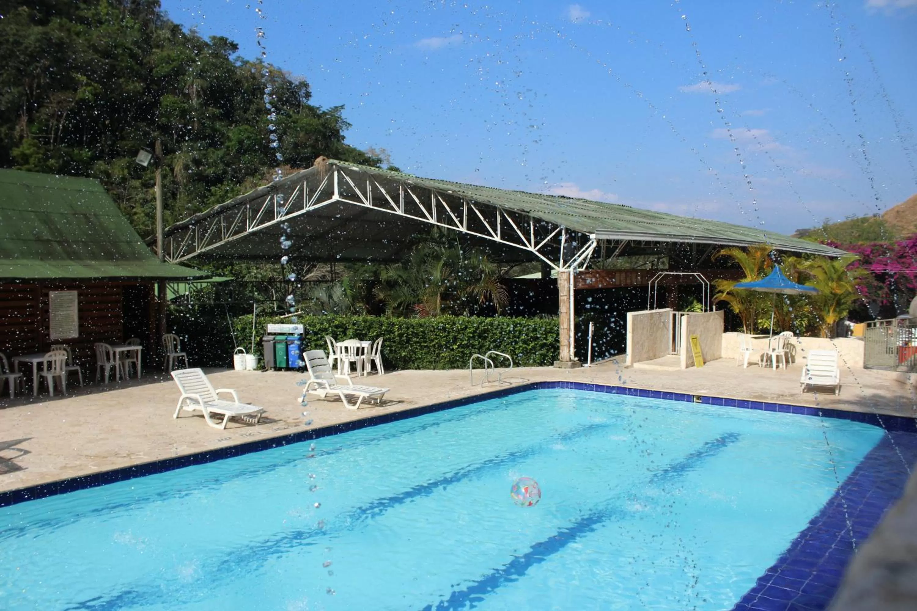 Pool view in Rio Escondido