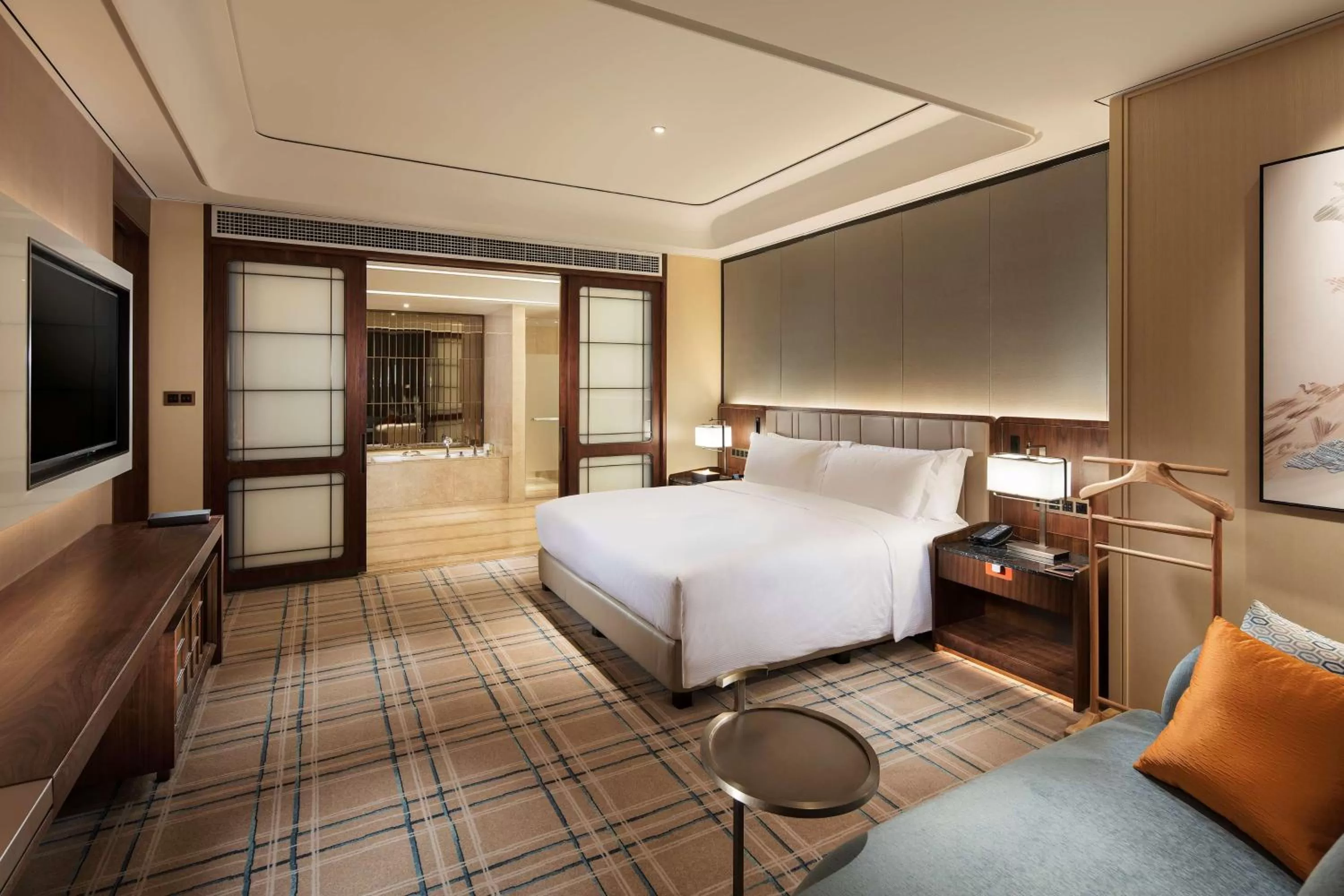 Bedroom, Bed in Hilton Fuzhou