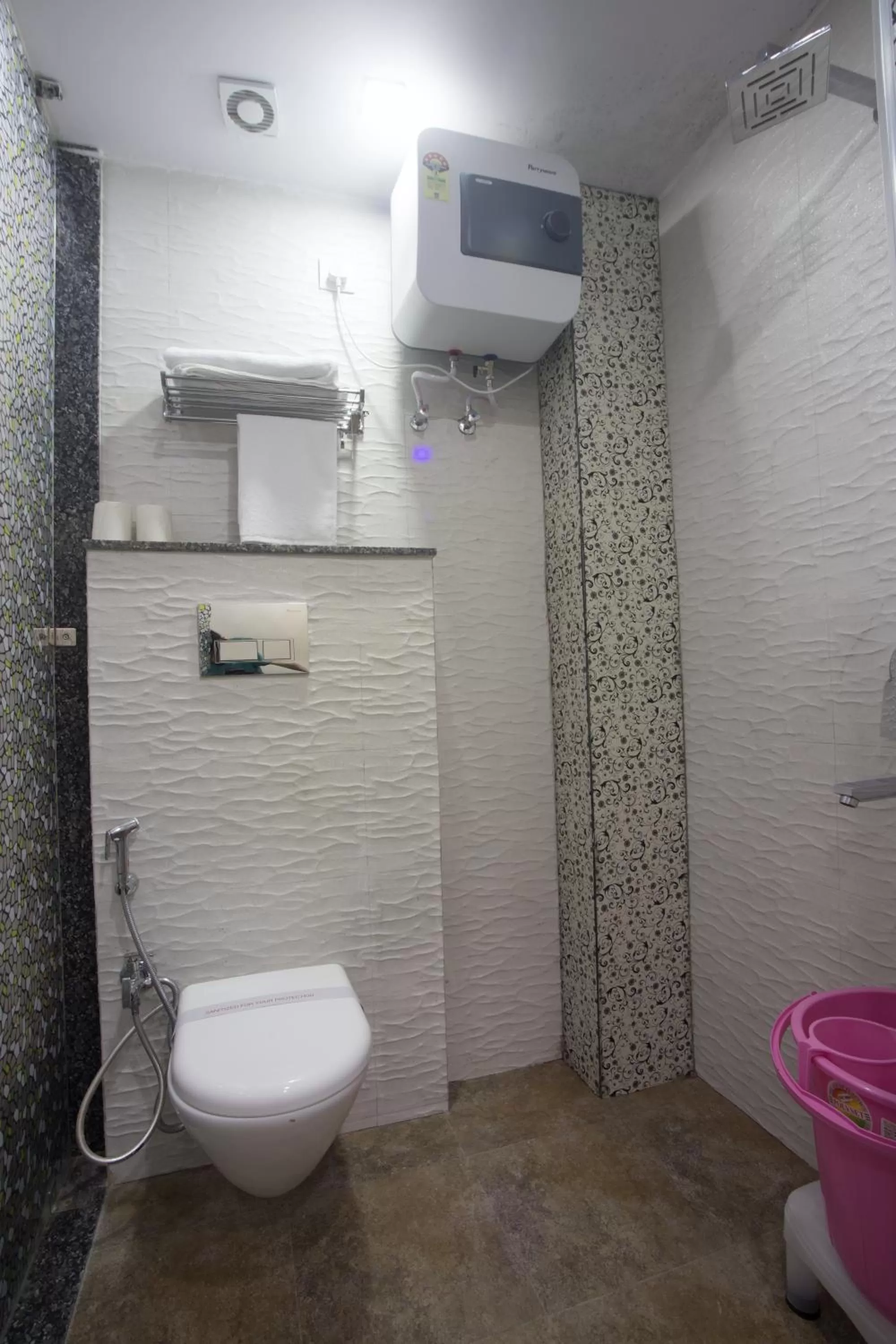 Bathroom in Hotel Harsha International