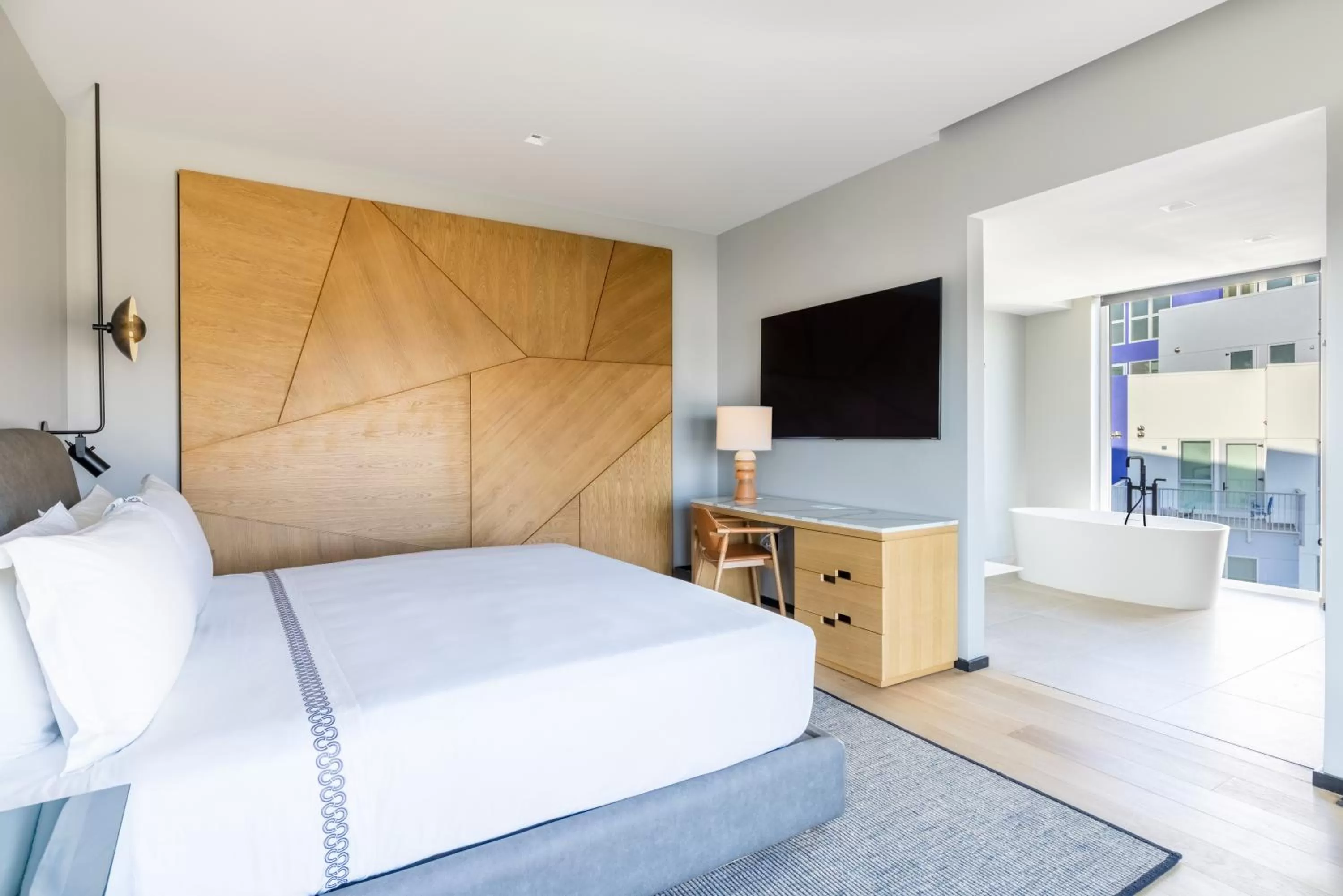 Bedroom, Bed in The Shay, a Destination by Hyatt