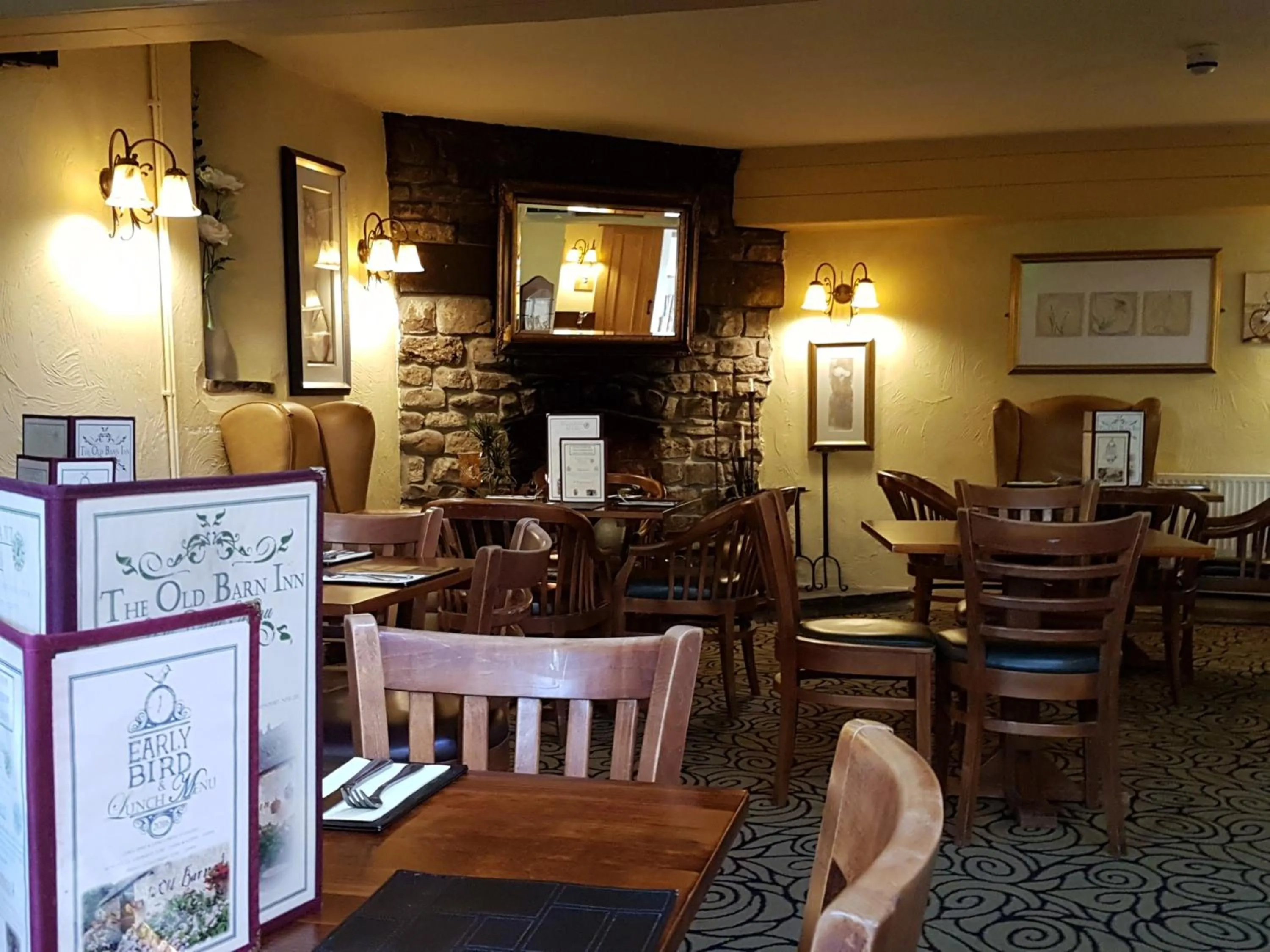 Restaurant/places to eat in The Old Barn Inn