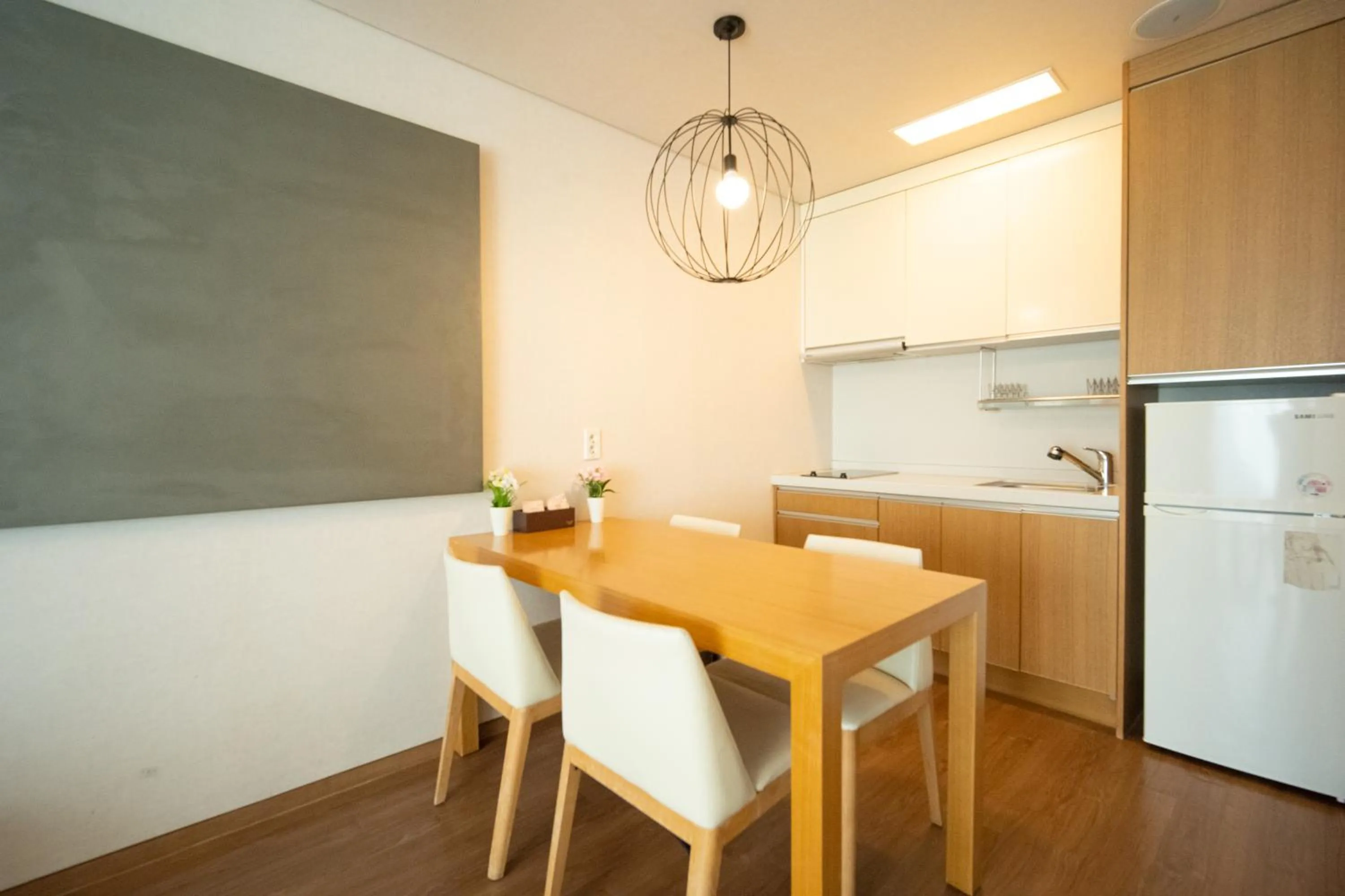 Kitchen or kitchenette in Y Resort Jeju