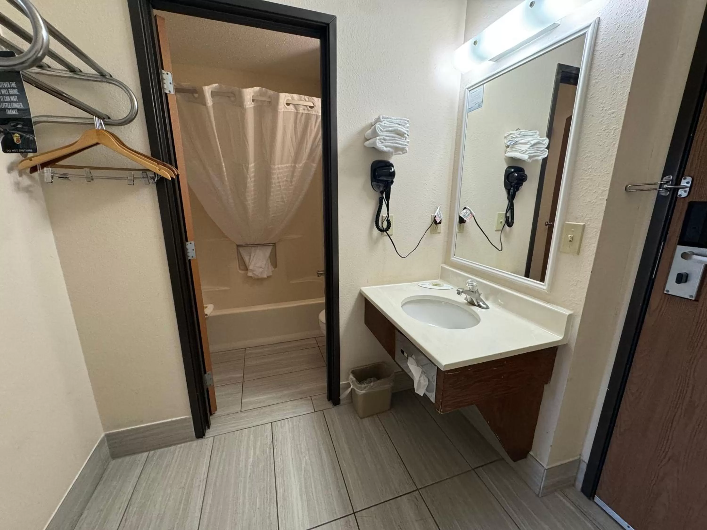 Shower in Super 8 by Wyndham Columbia Clark Lane